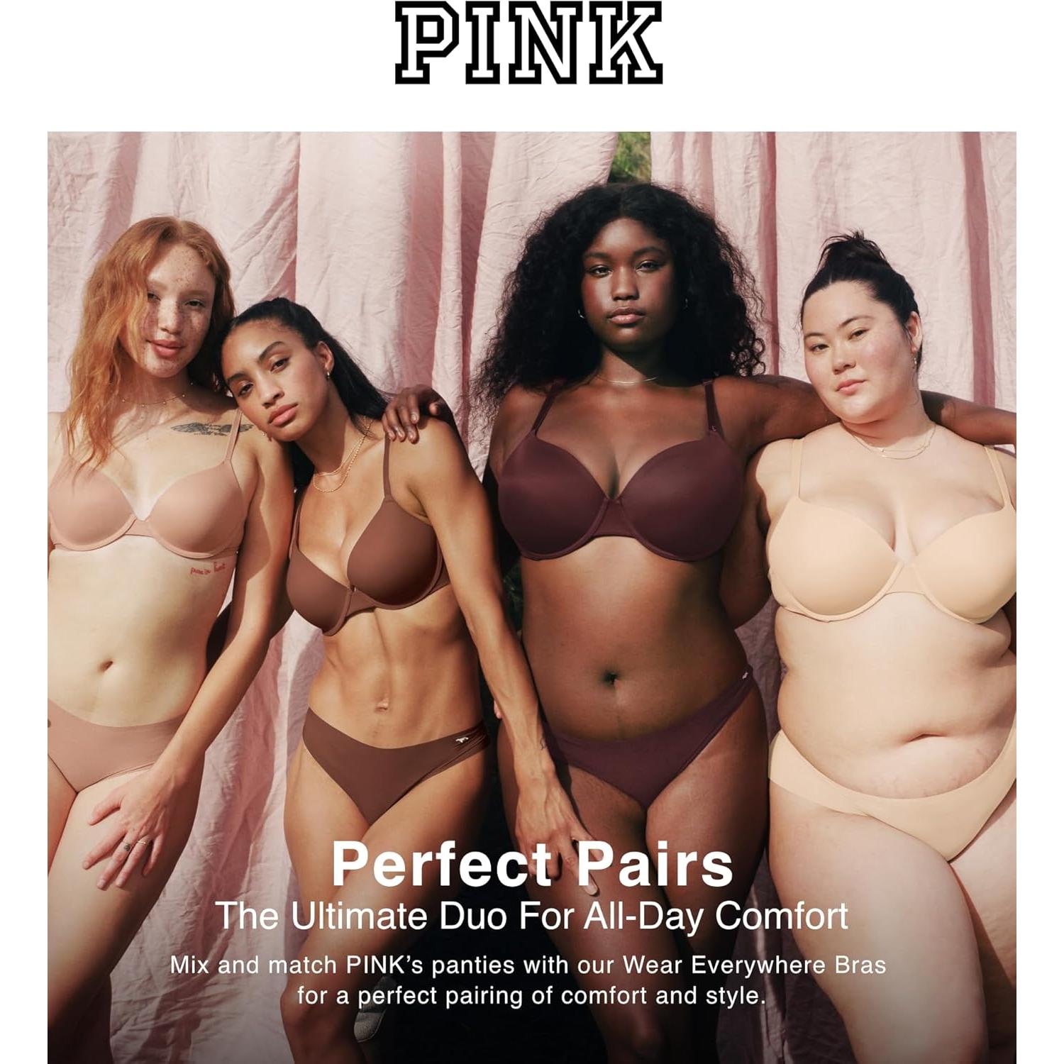 Tangas de Algodón PINK Victoria's Secret Paquete 5 Pzas