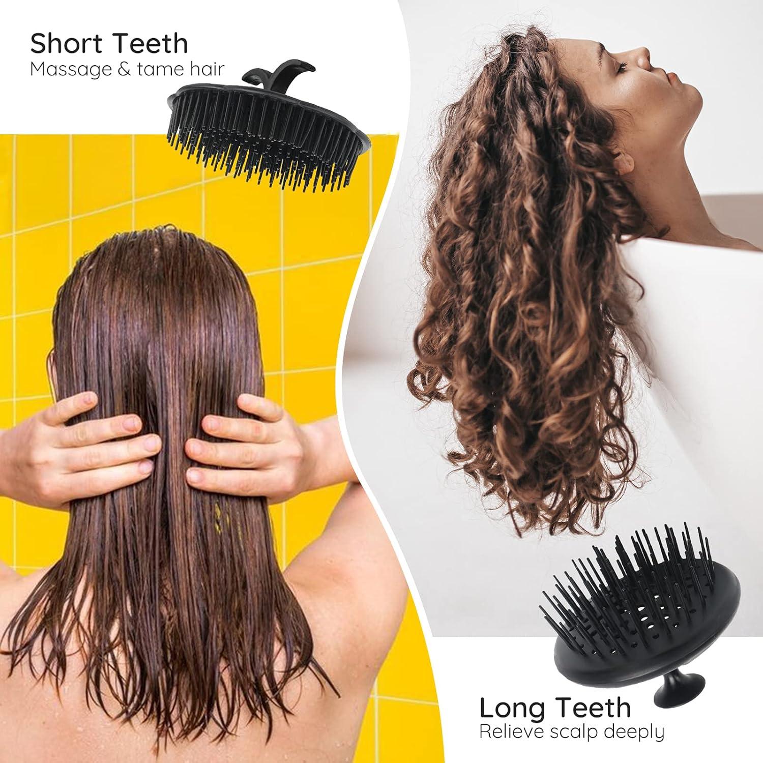 Juego de Cepillos de Masaje Segbeauty - Negro, 4 Piezas