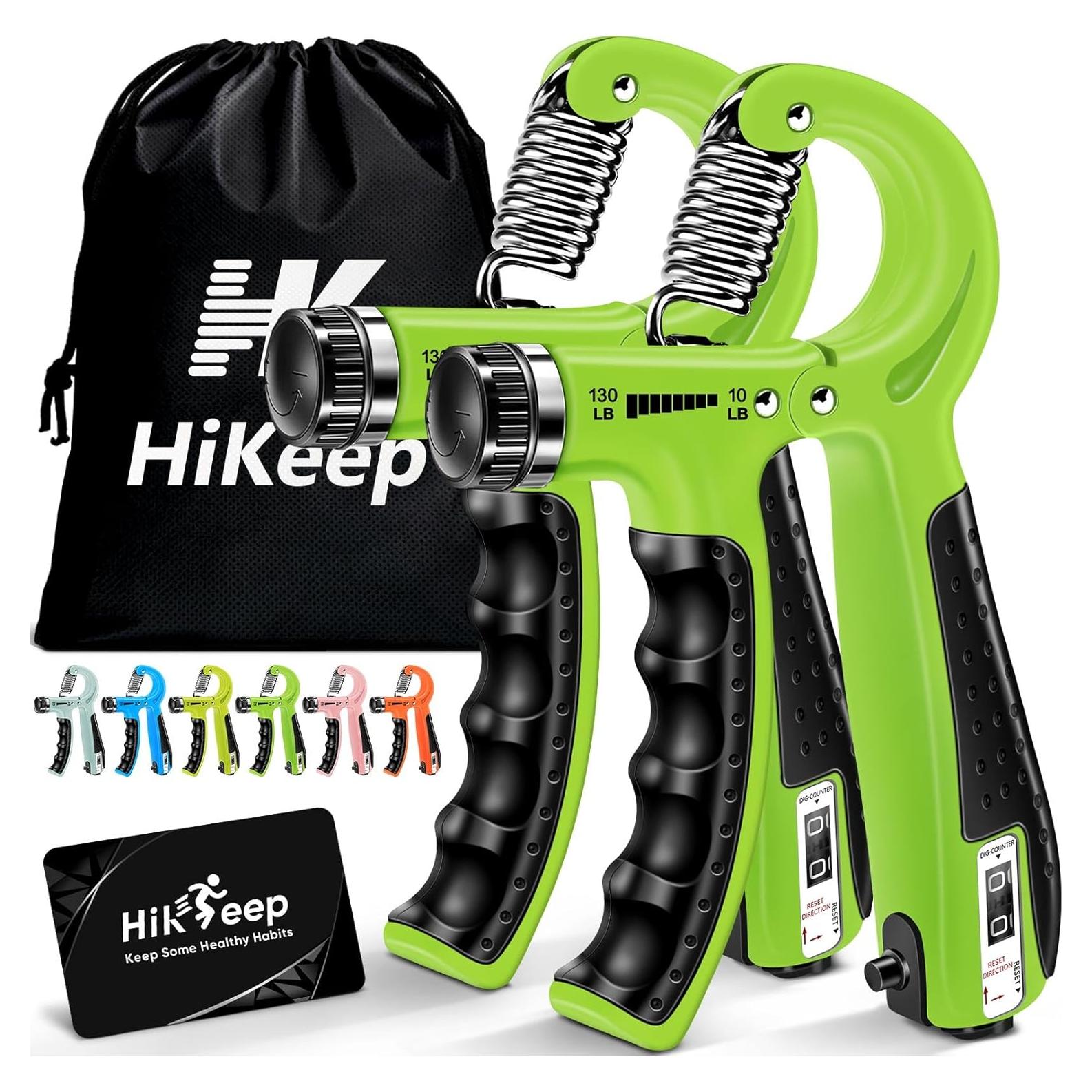 Entrenador de Fuerza de Agarre HiKeep - Resistencia 4,54-59 kg