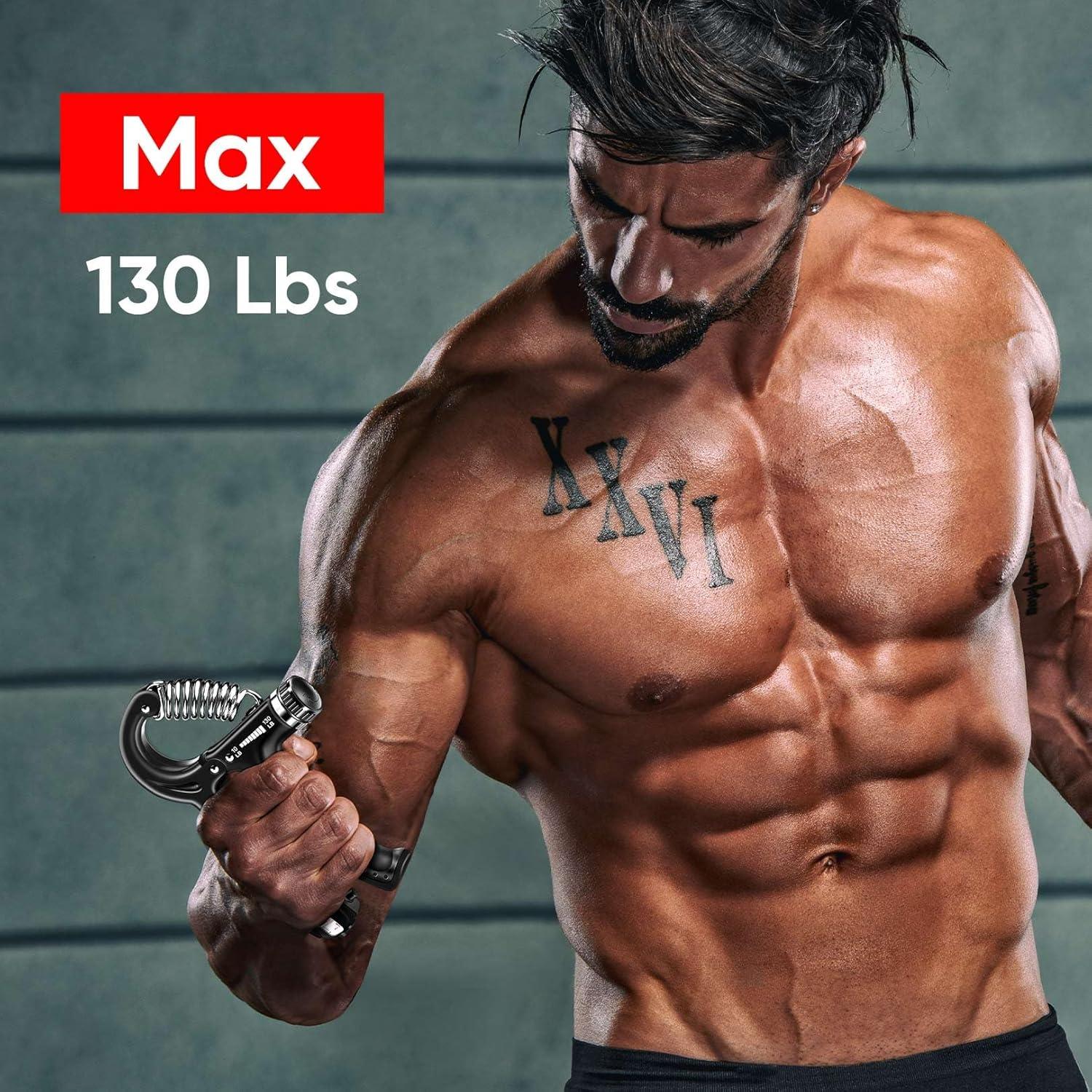 Entrenador de Fuerza de Agarre HiKeep - Resistencia 4,54-59 kg