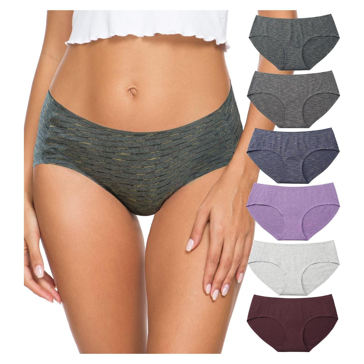 Braguitas Hipster Altheanray Algodón Sin Costuras Paquete 6