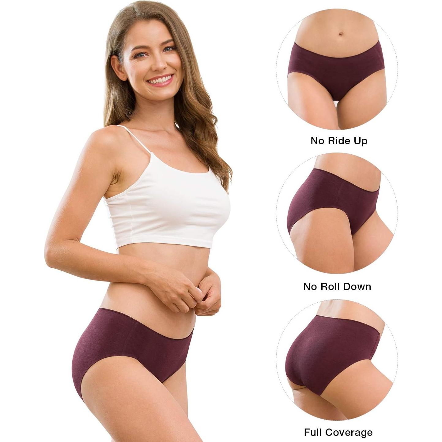 Braguitas Hipster Altheanray Algodón Sin Costuras Paquete 6