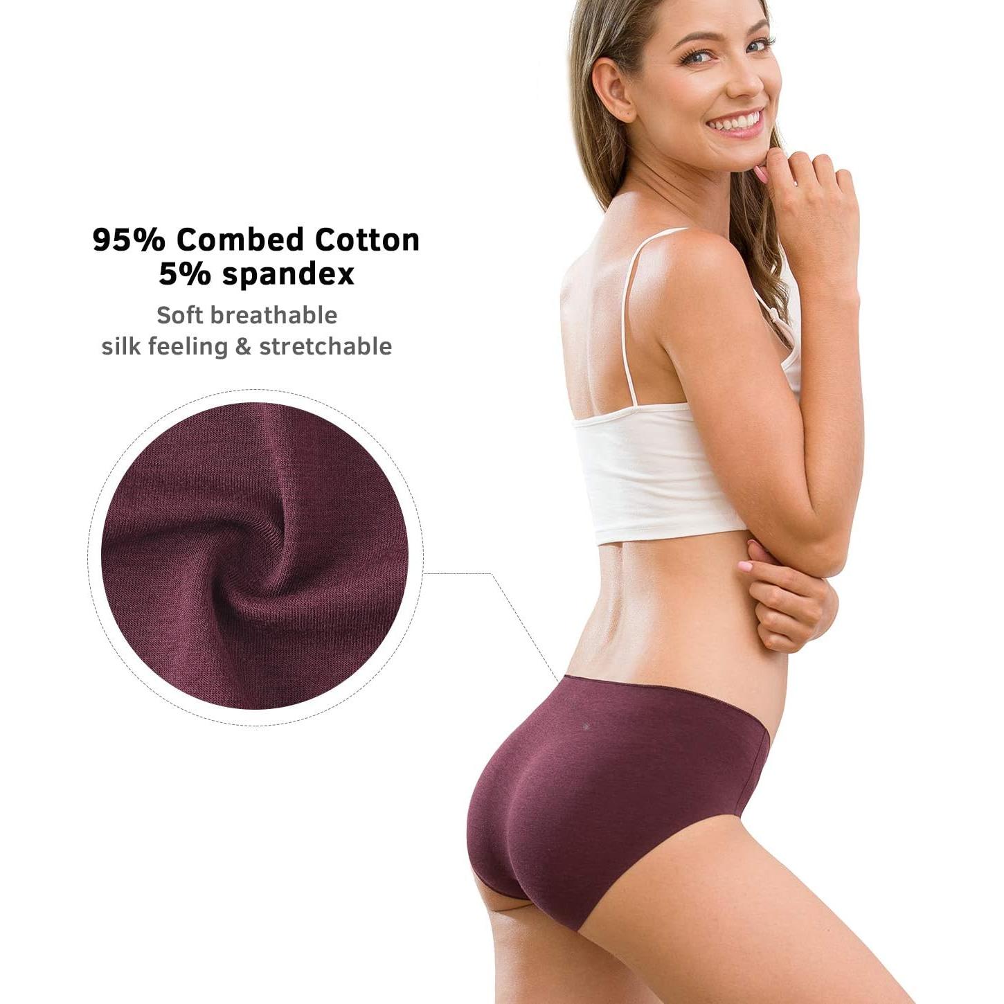 Braguitas Hipster Altheanray Algodón Sin Costuras Paquete 6