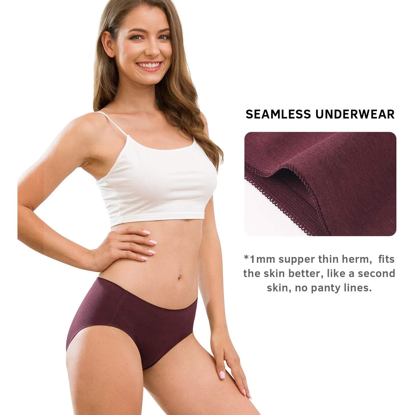 Braguitas Hipster Altheanray Algodón Sin Costuras Paquete 6