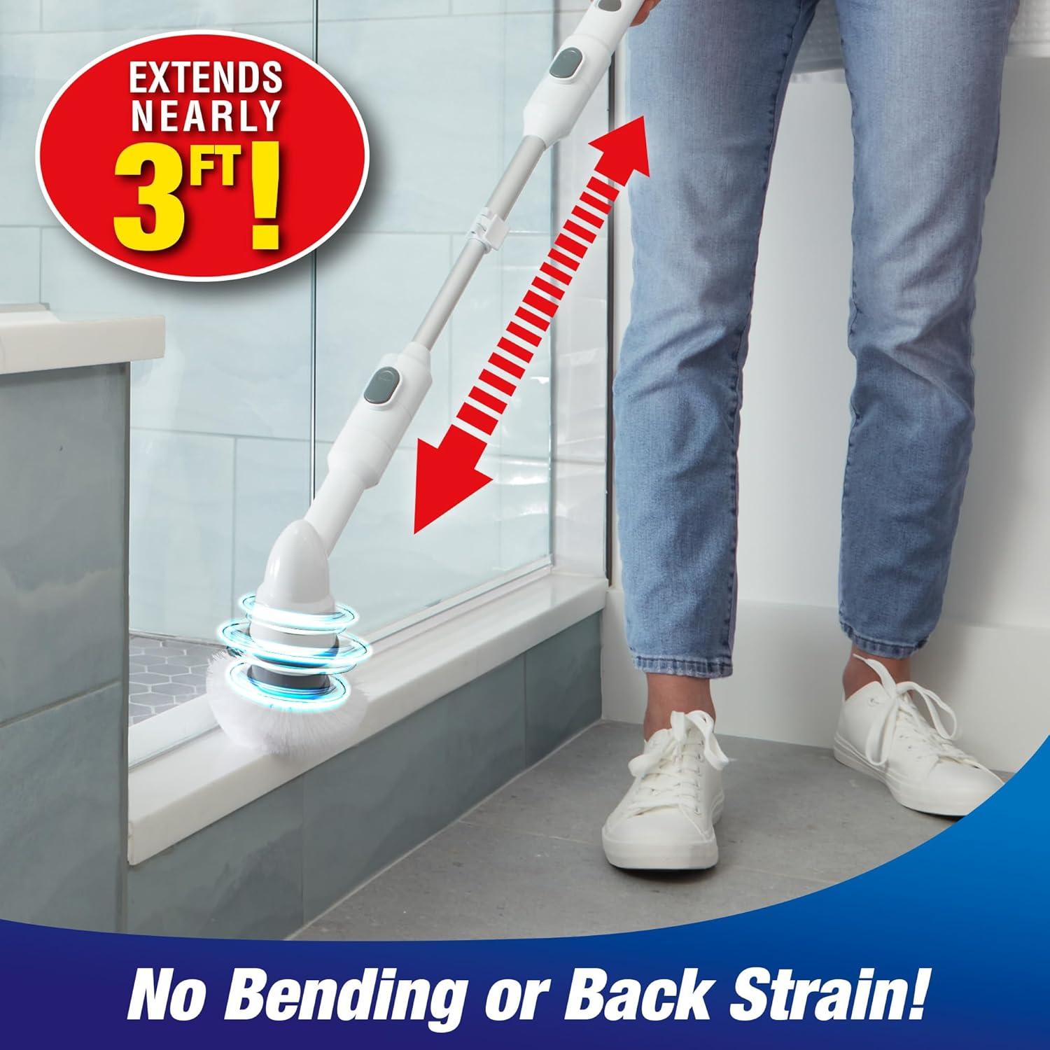 Voom Cepillo Eléctrico Giratorio 2 Cabezas 48-86 cm