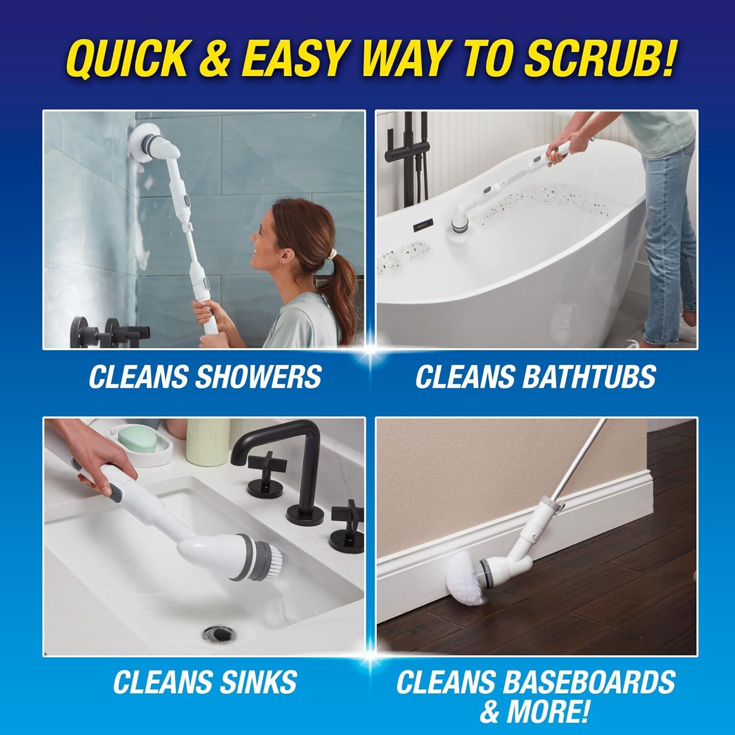 Voom Cepillo Eléctrico Giratorio 2 Cabezas 48-86 cm