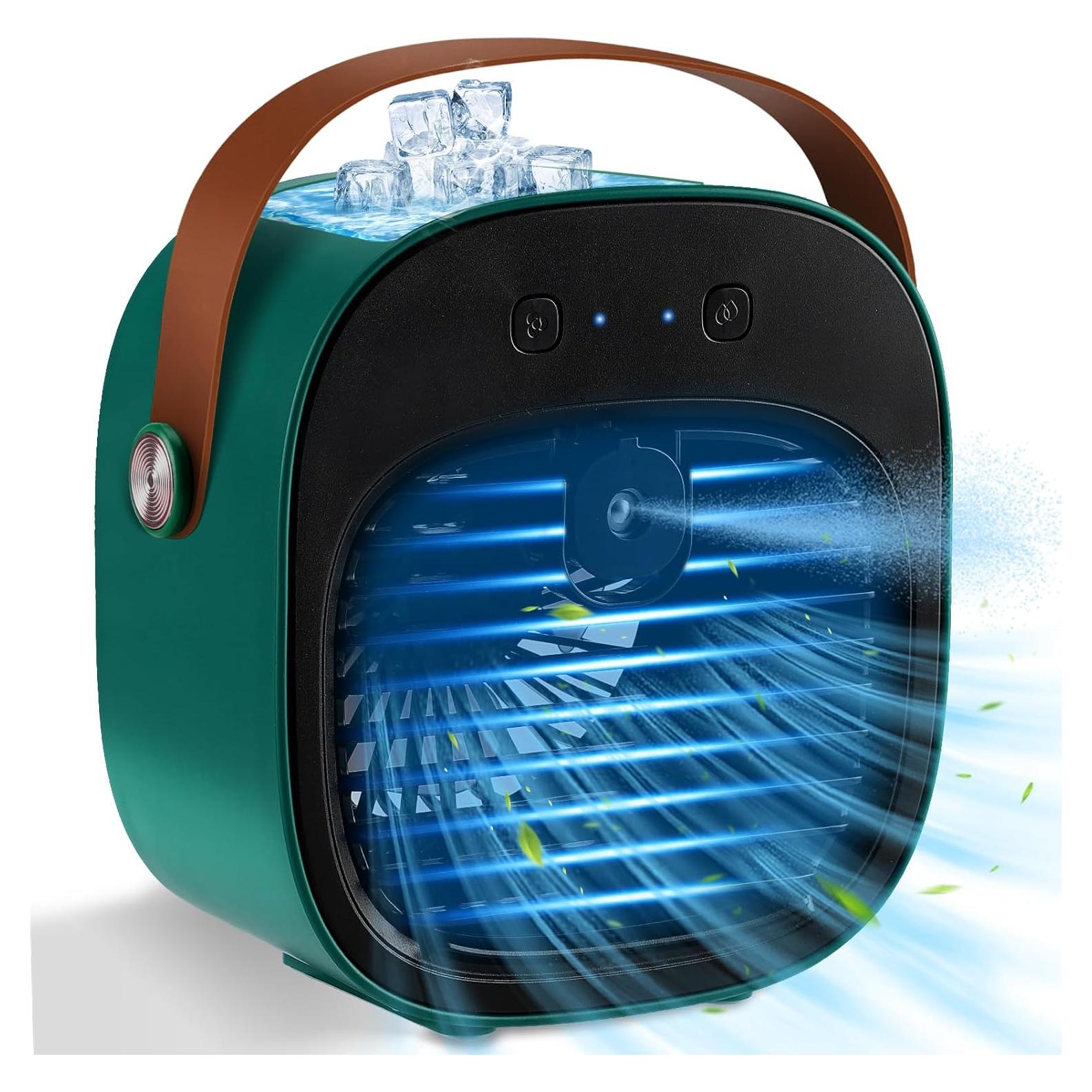 Acondicionador de Aire Personal VEEST 5200mAh Verde Portátil