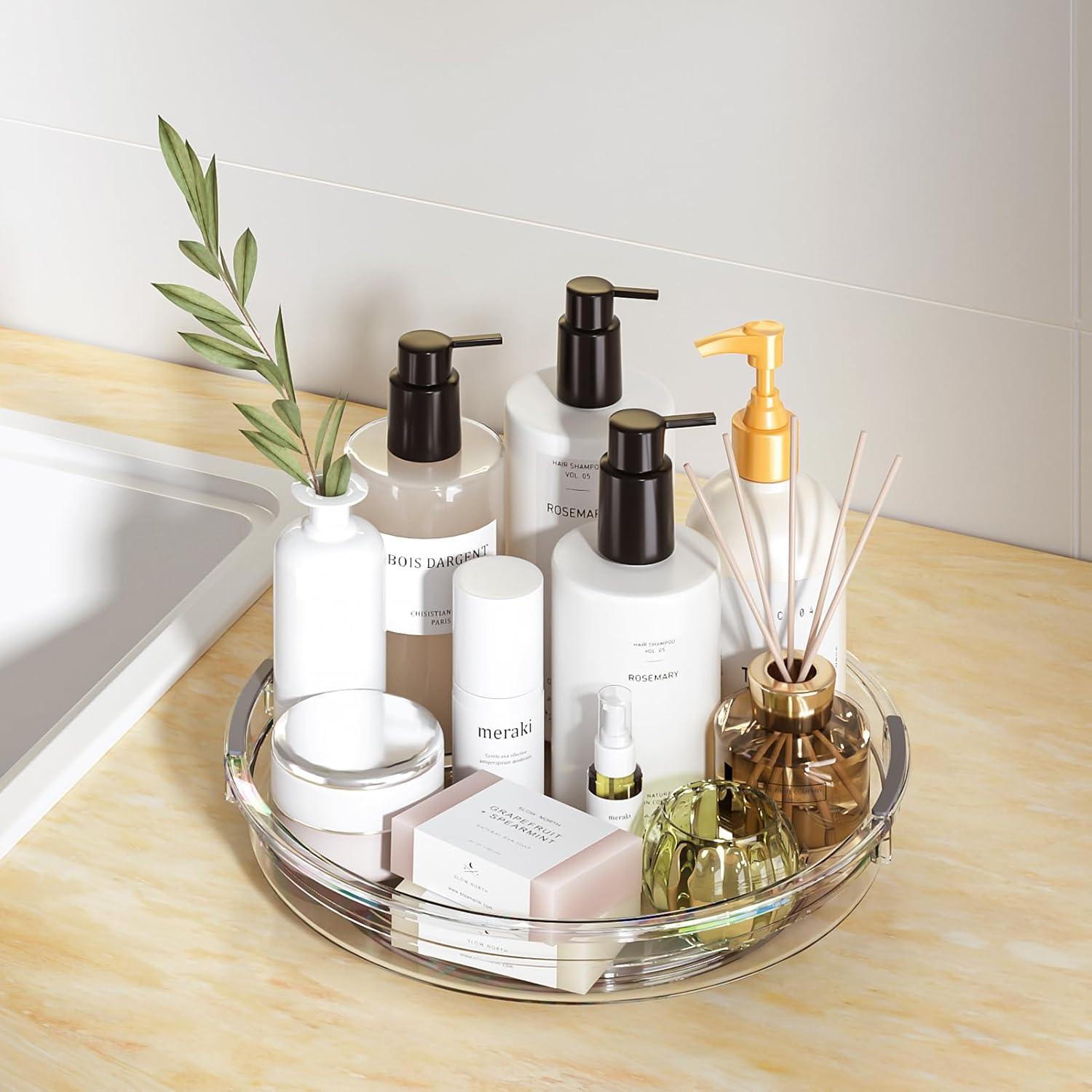 Organizador Giratorio LAMU 4 Piezas 30.5cm y 26.9cm Claro