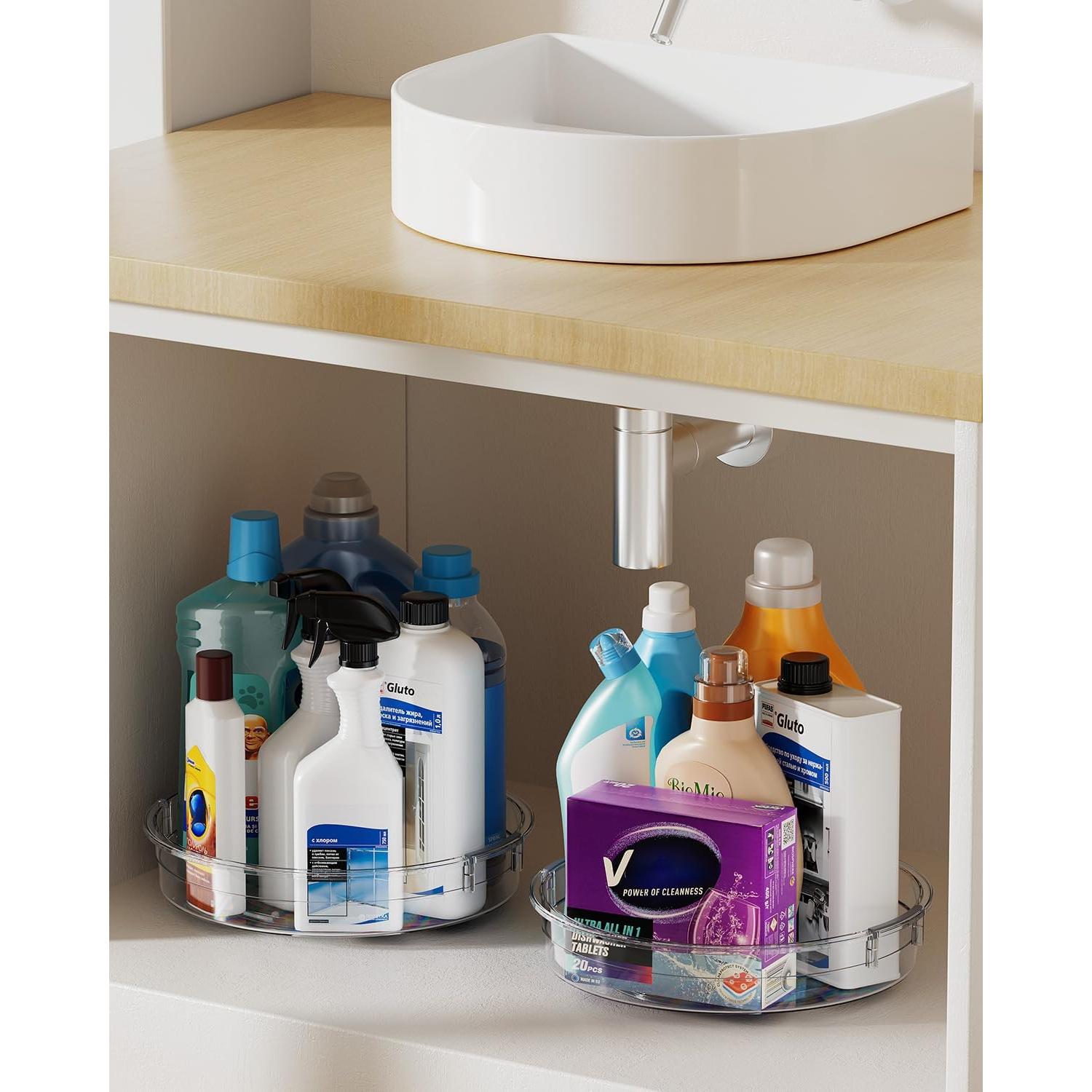 Organizador Giratorio LAMU 4 Piezas 30.5cm y 26.9cm Claro