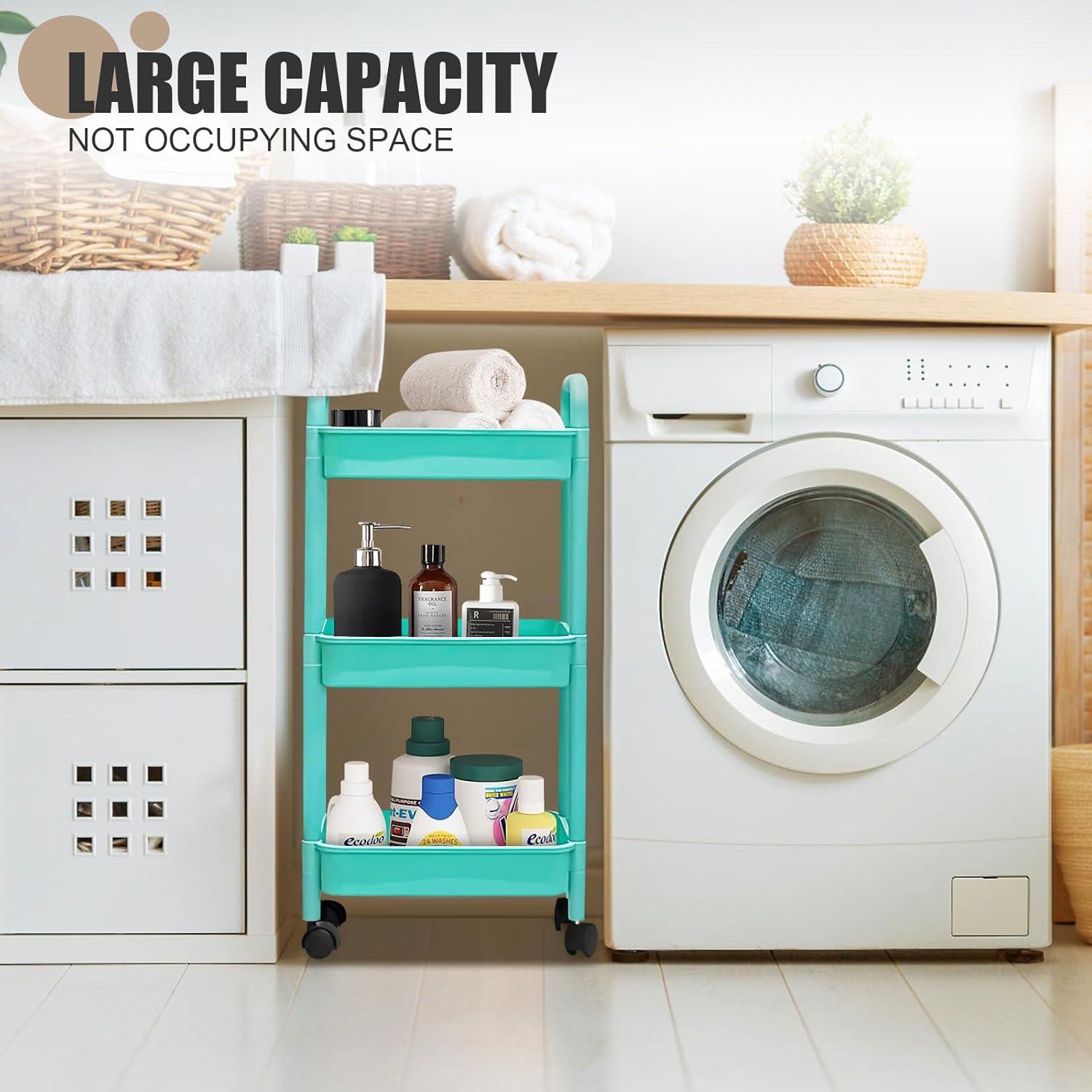 Carro Rodante de Utilidad QPEY 3 Niveles Verde 1.13 kg