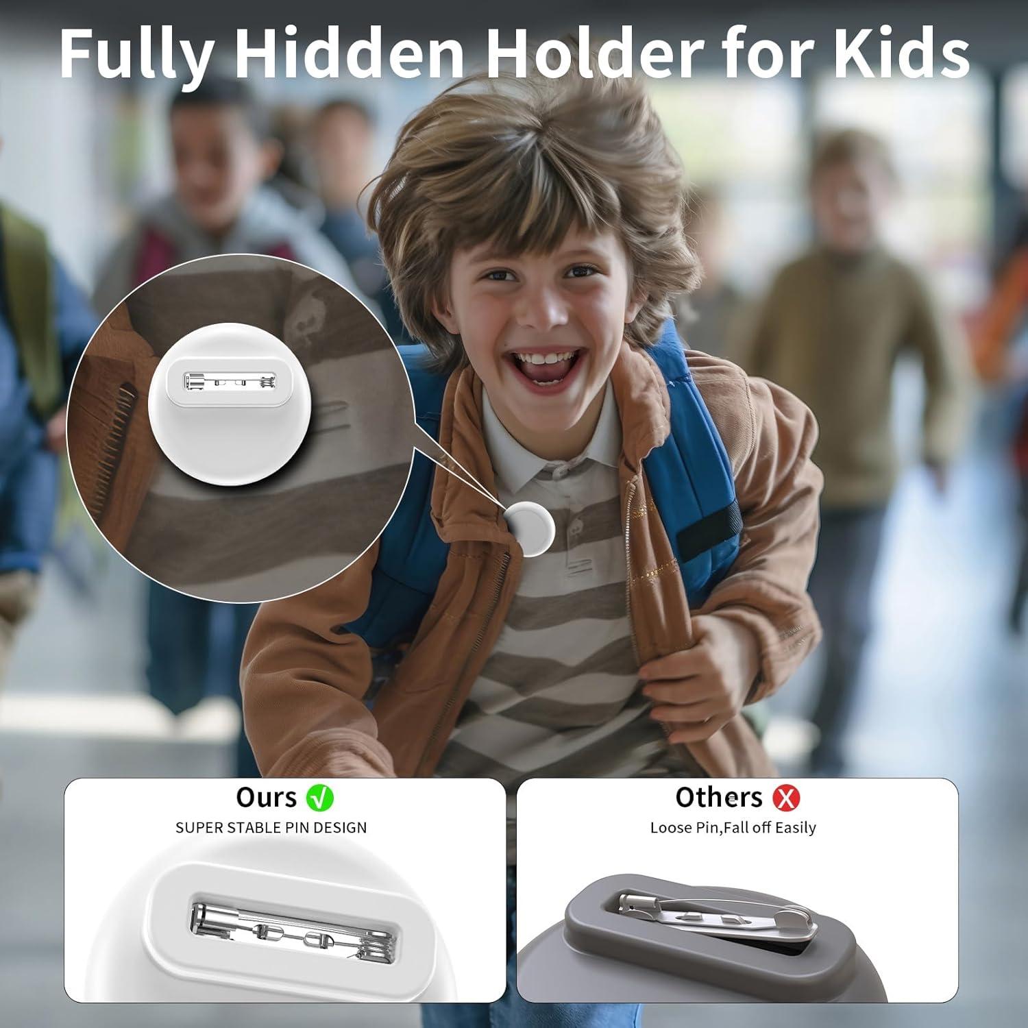 Soporte AirTag para Niños HATALKIN - A Prueba de Agua - 4 Piezas