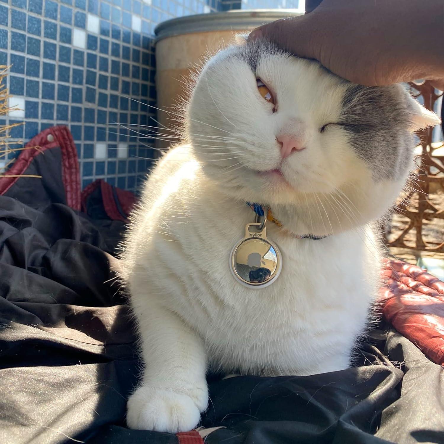 2 Paquete Llavero AirTag Laylion Acero Inoxidable Minimalista