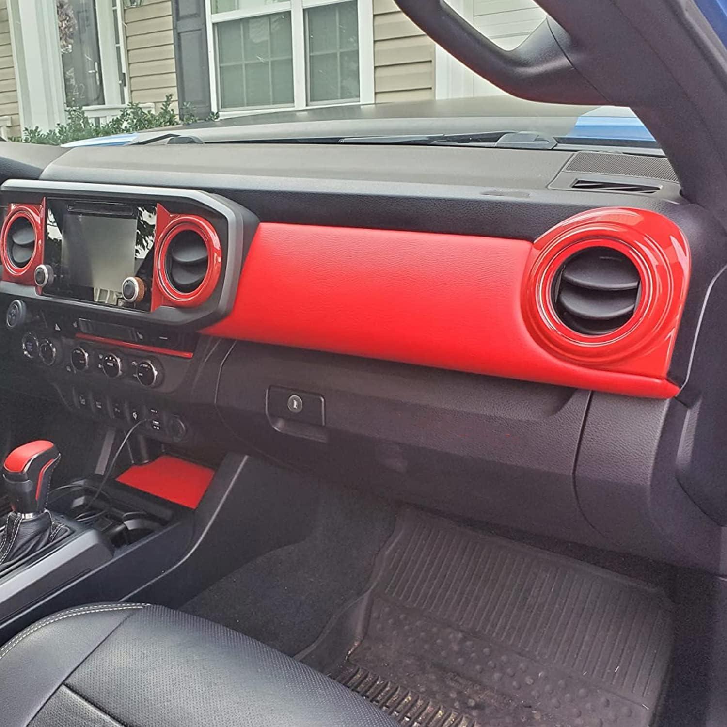 Cubierta marco rejilla ventilación Toyota Tacoma 2016-2022 Rojo
