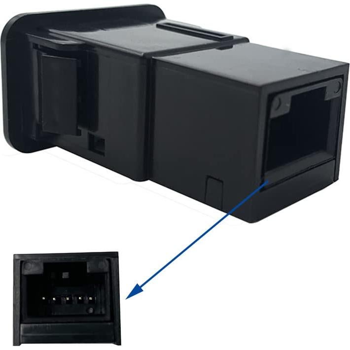 Interruptor pulsador iluminado azul Led BACAUTOPARTS 12V 3Amp