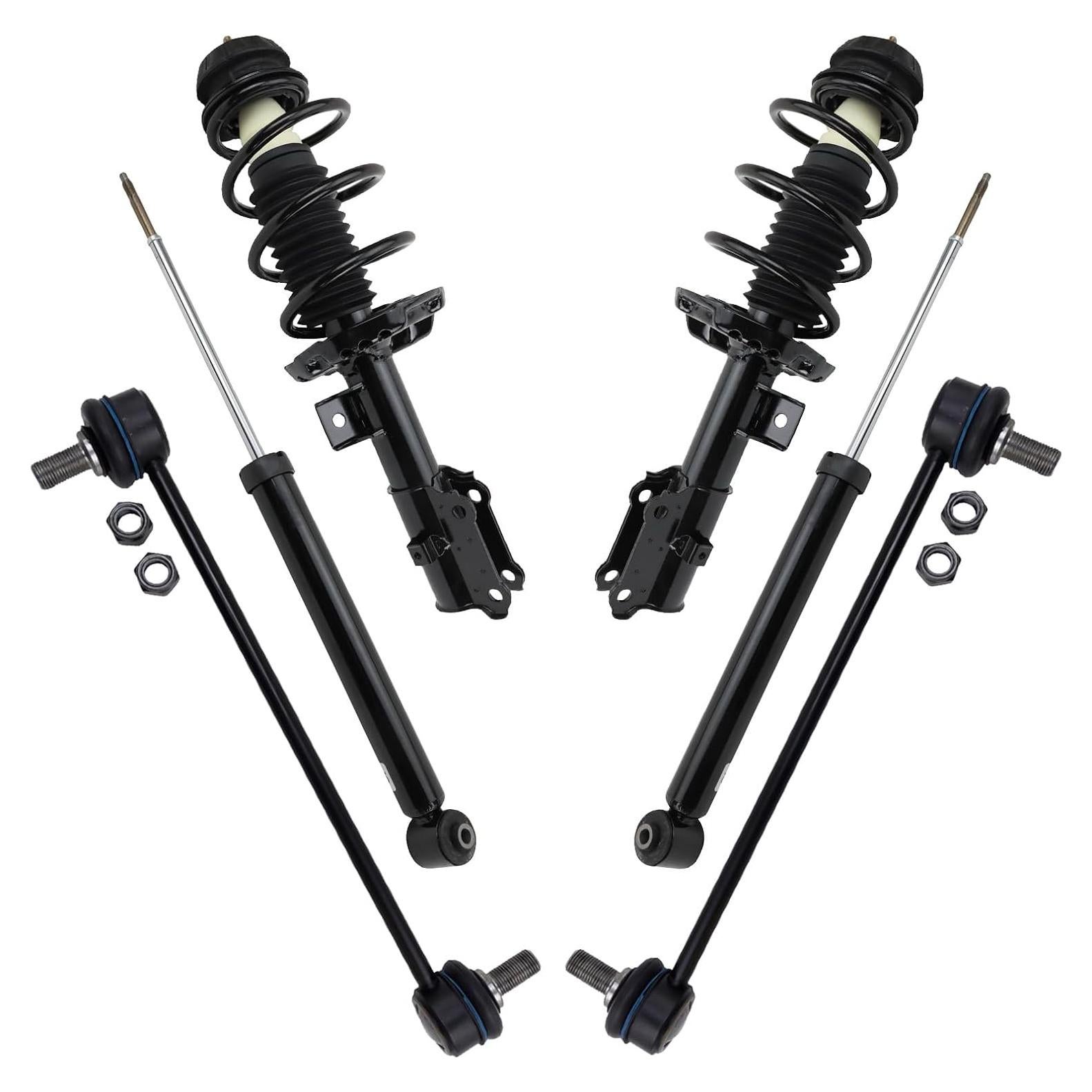 Kit de Suspensión Completo TRQ 6 Piezas para Hyundai Accent y Kia Rio 2018-2021
