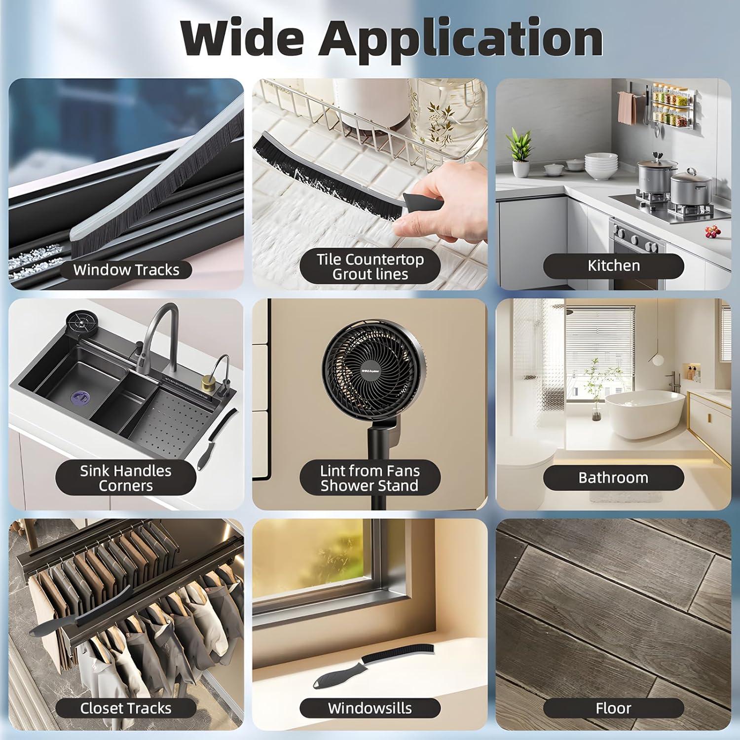 Cepillo de Limpieza TQRR para Ranuras - 6 Unidades