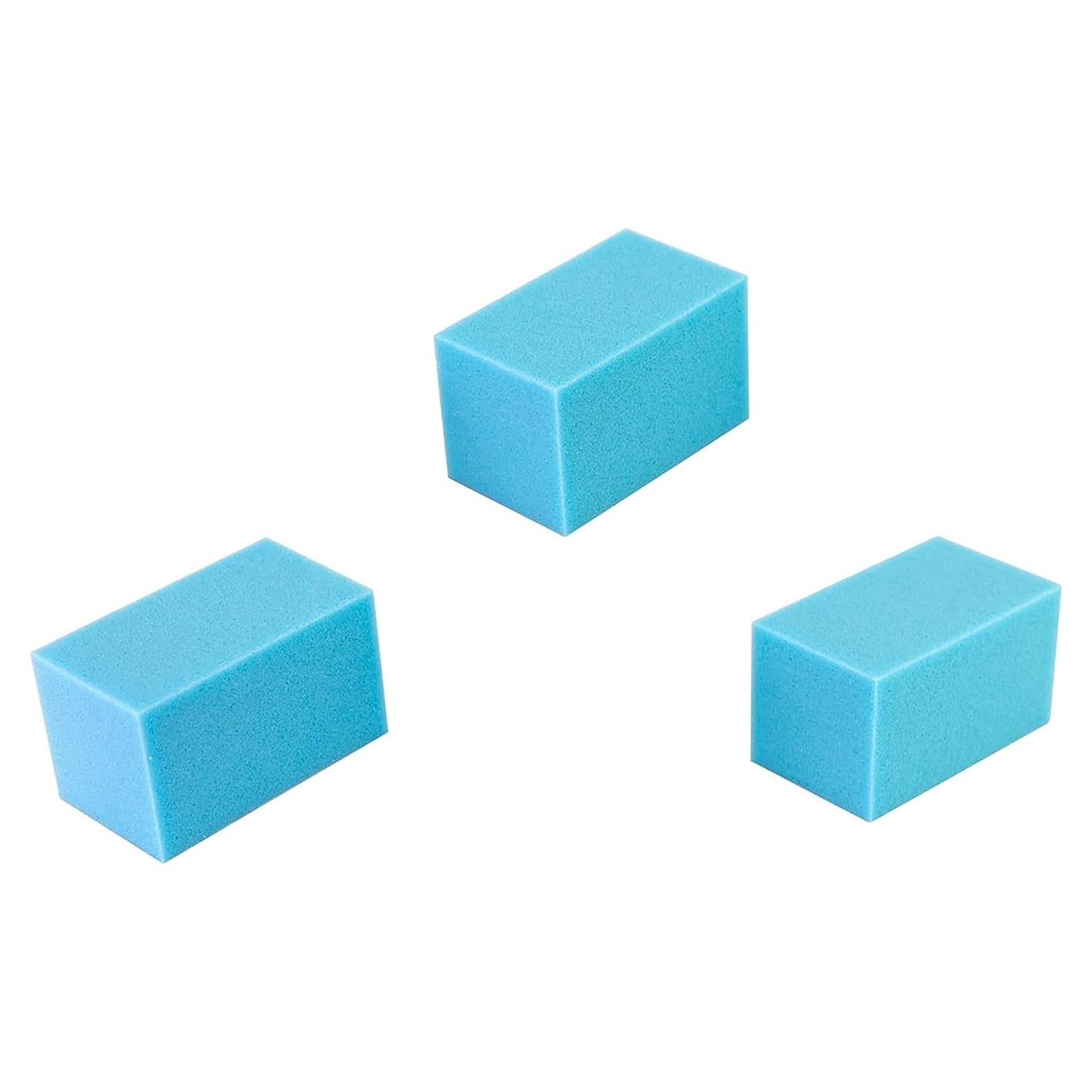 Bloques de Terapia de Mano CanDo - Azul Medio, Paquete de 3