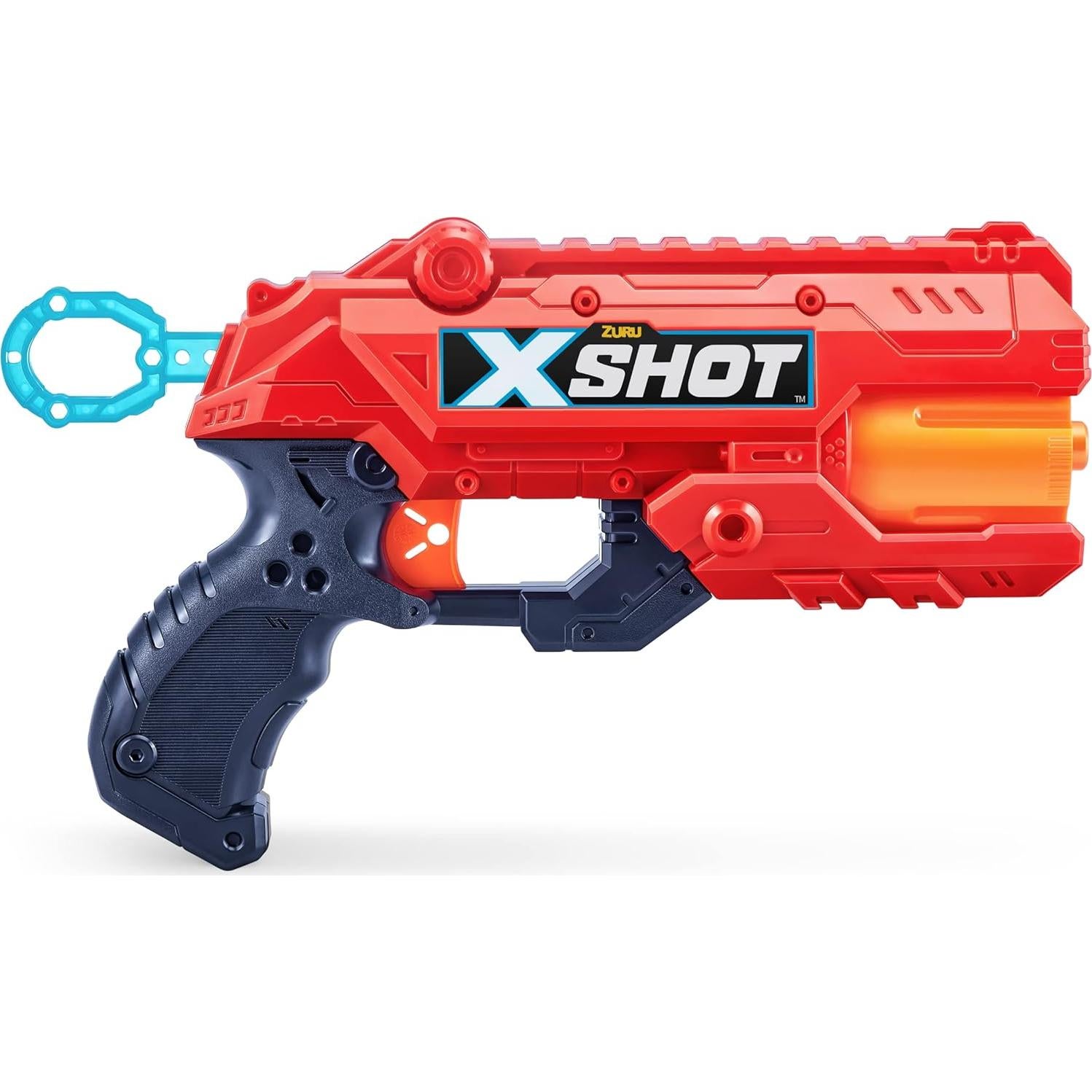 Lanzador de Dardos XSHOT Excel Reflex 6 Rojo + 16 Dardos + 6 Objetivos