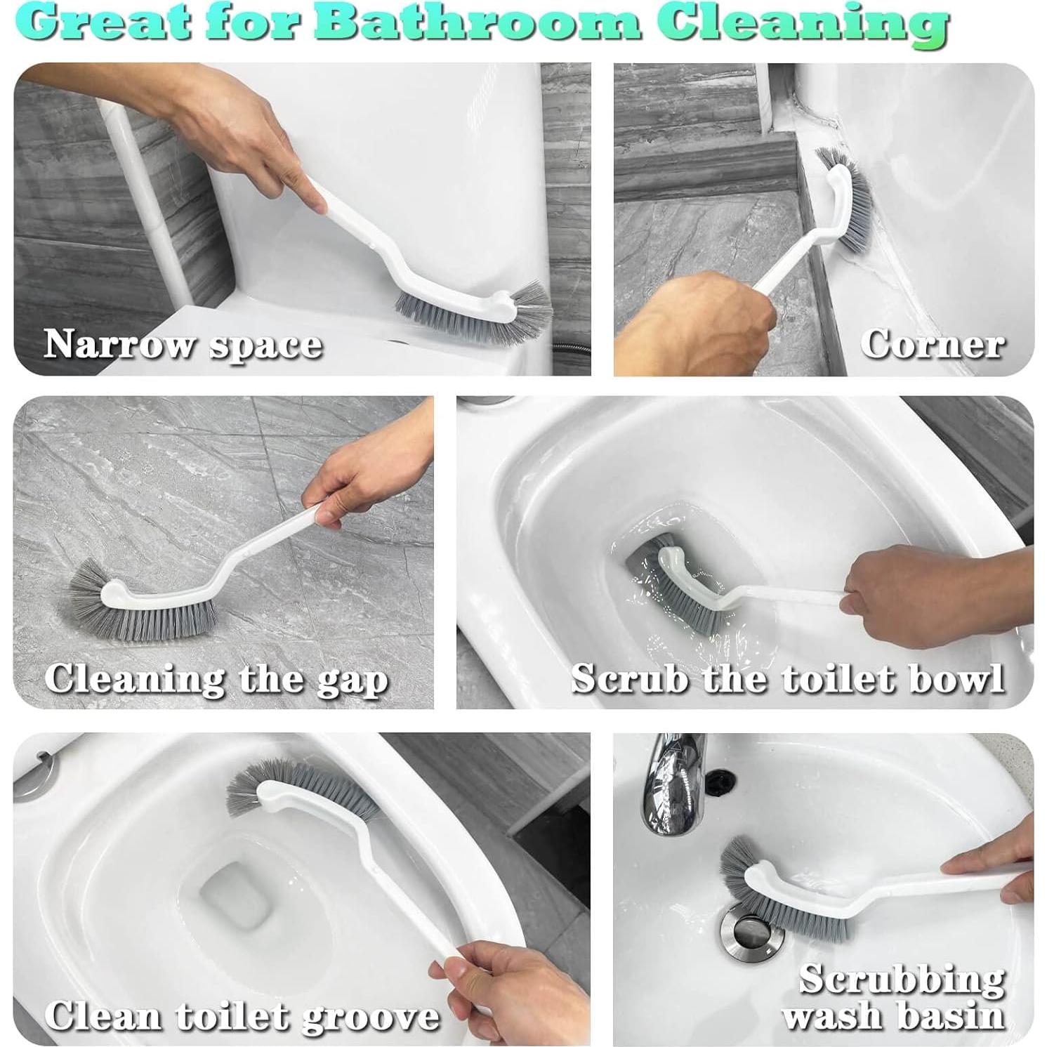 Juego de 2 Cepillos de Limpieza HONGSAGE para Cocina y Baño