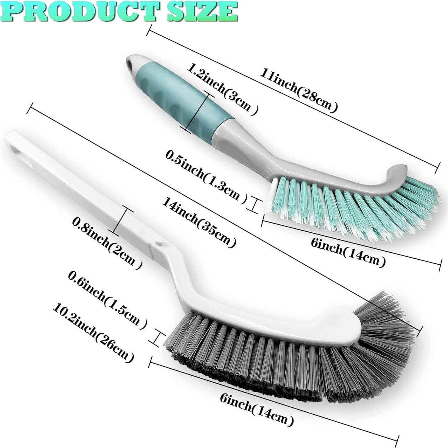 Juego de 2 Cepillos de Limpieza HONGSAGE para Cocina y Baño