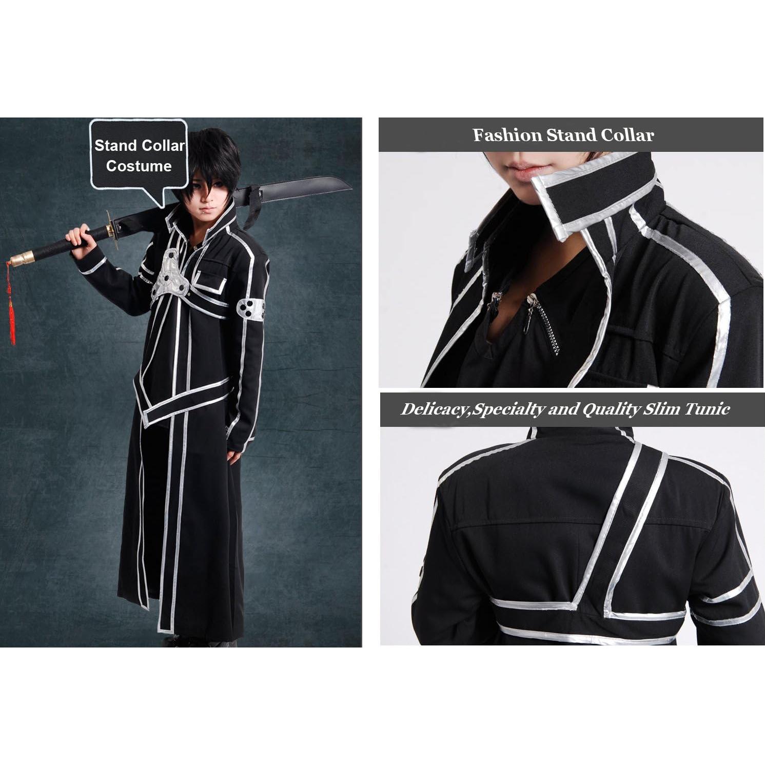 Disfraz de Cosplay Kirito SAO para Hombres - Talla XS