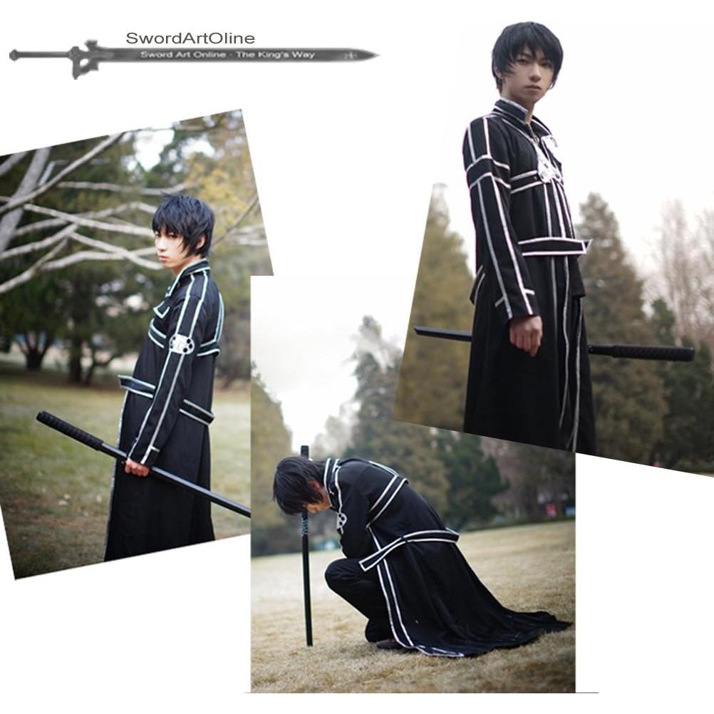 Disfraz de Cosplay Kirito SAO para Hombres - Talla XS