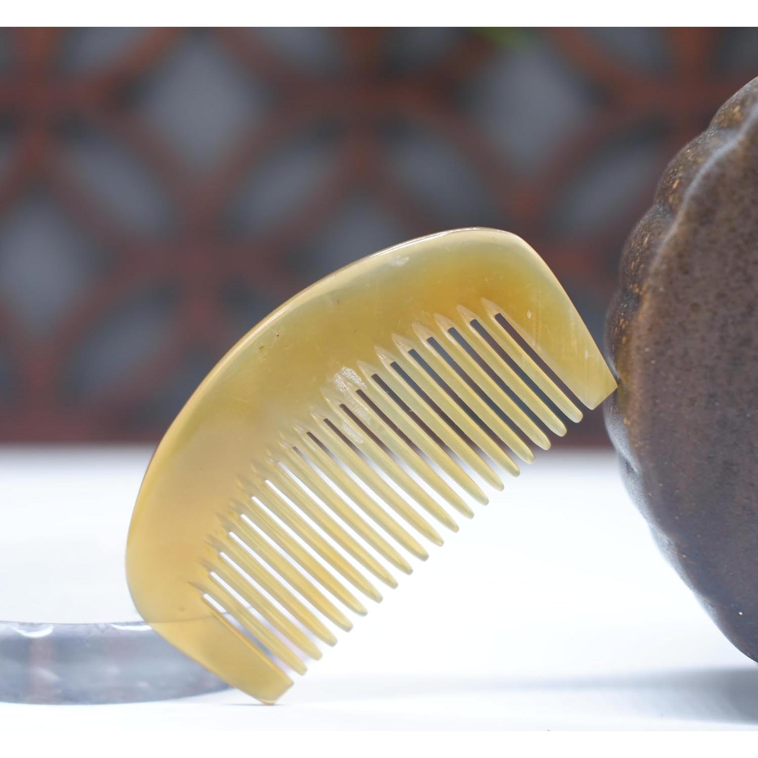Peine de Cuerno Natural TAMAWire Antiestático 10x9.8cm