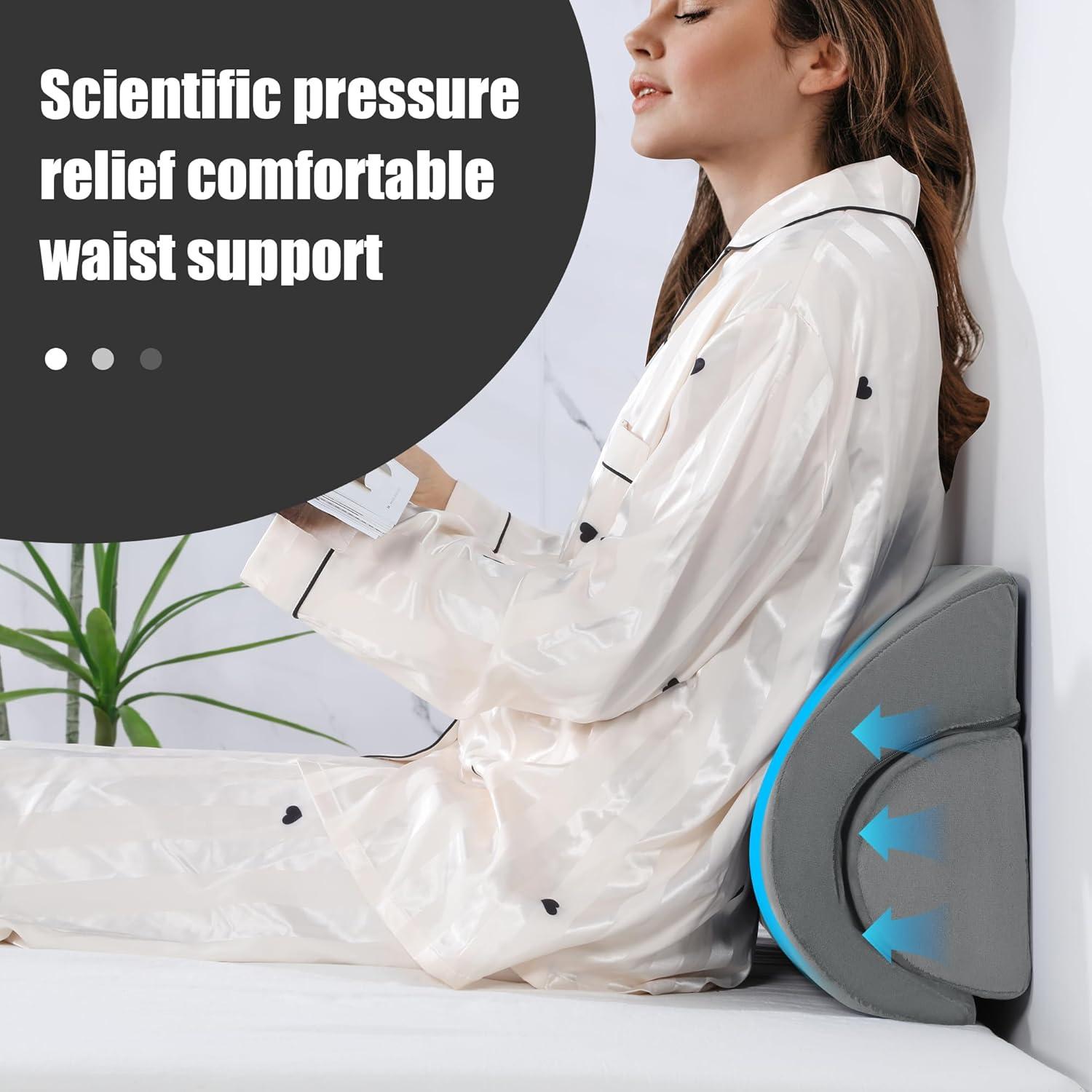 Cojín de Rodilla Semicircular ROYALAY Gris 45.72x17.78cm