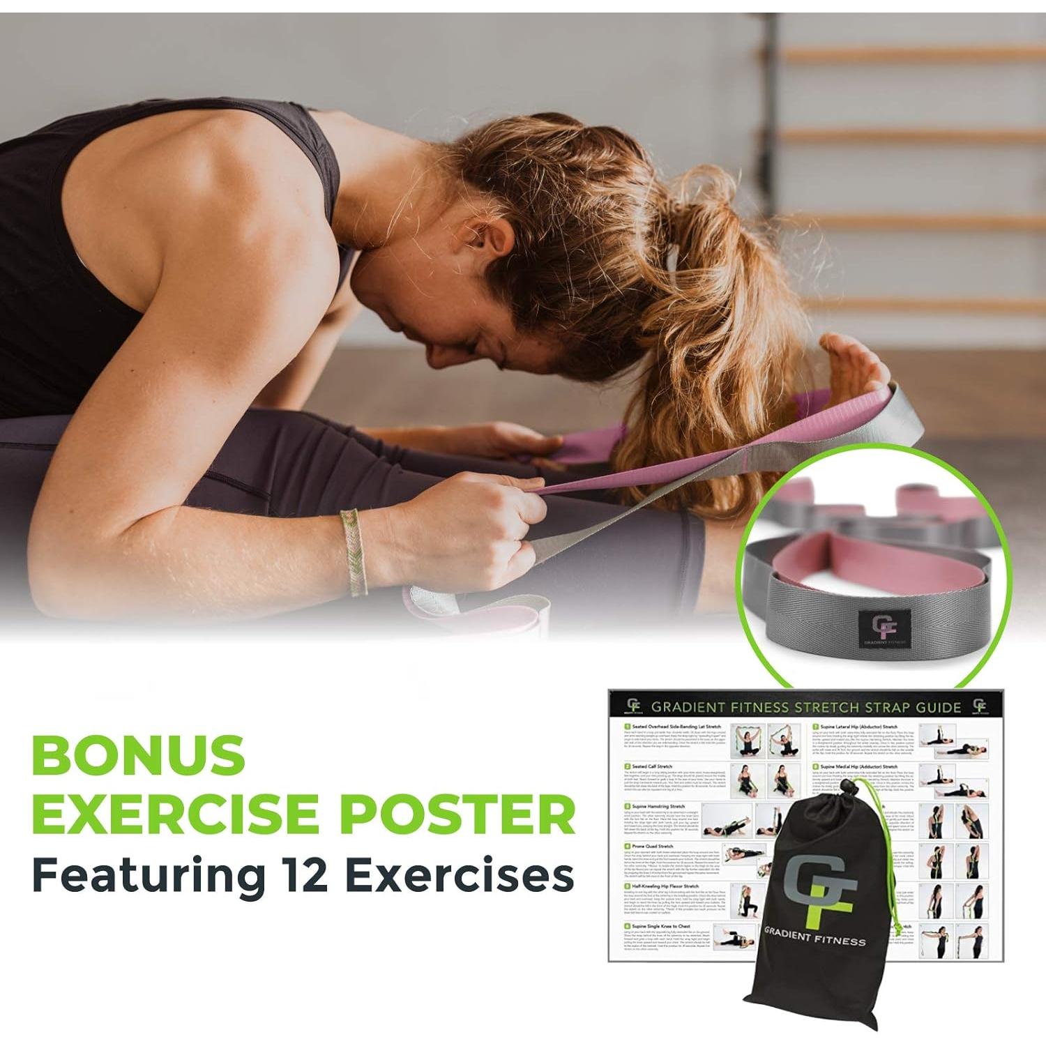 Correa de Estiramiento Gradient Fitness 243.84 cm 12 Bucles