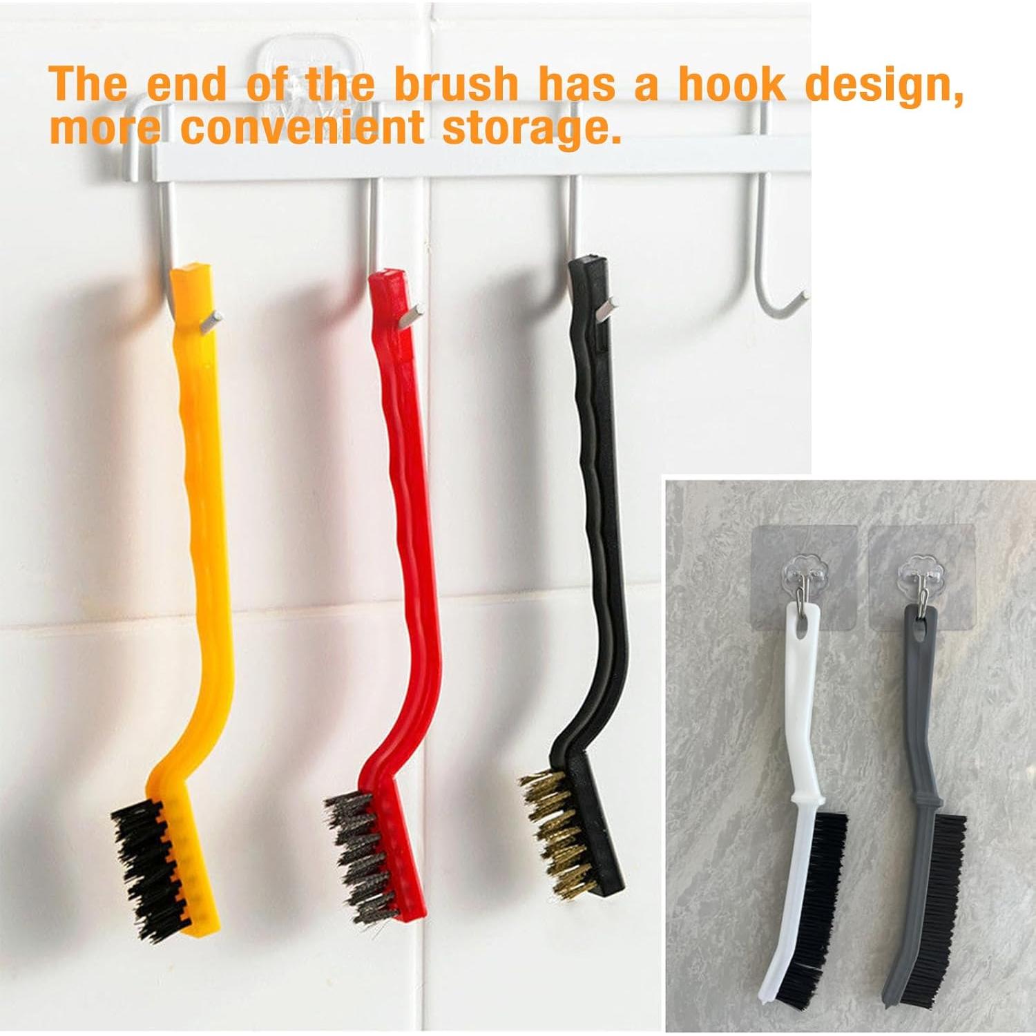 Cepillo de limpieza JIANGLAI para juntas y rincones 5 piezas