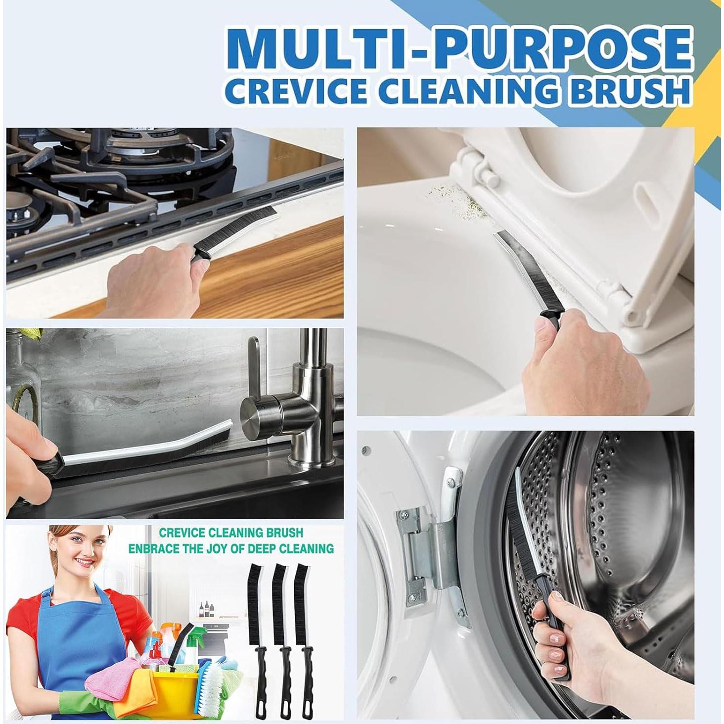 Juego de 6 cepillos de limpieza MyVaky para rincones