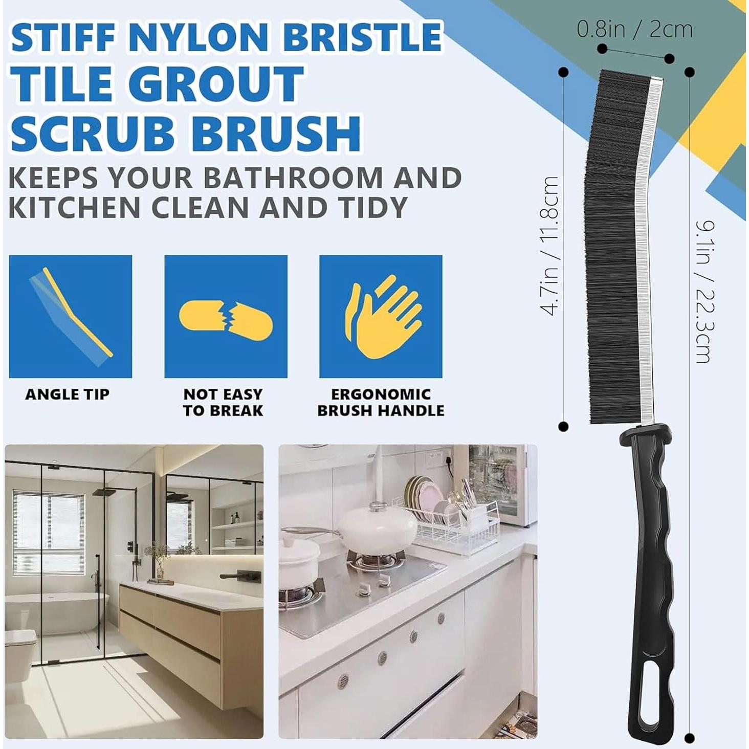 Juego de 6 cepillos de limpieza MyVaky para rincones