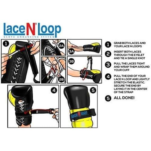 Correas Lace N Loop - Convertidor Guantes Boxeo Patriótico