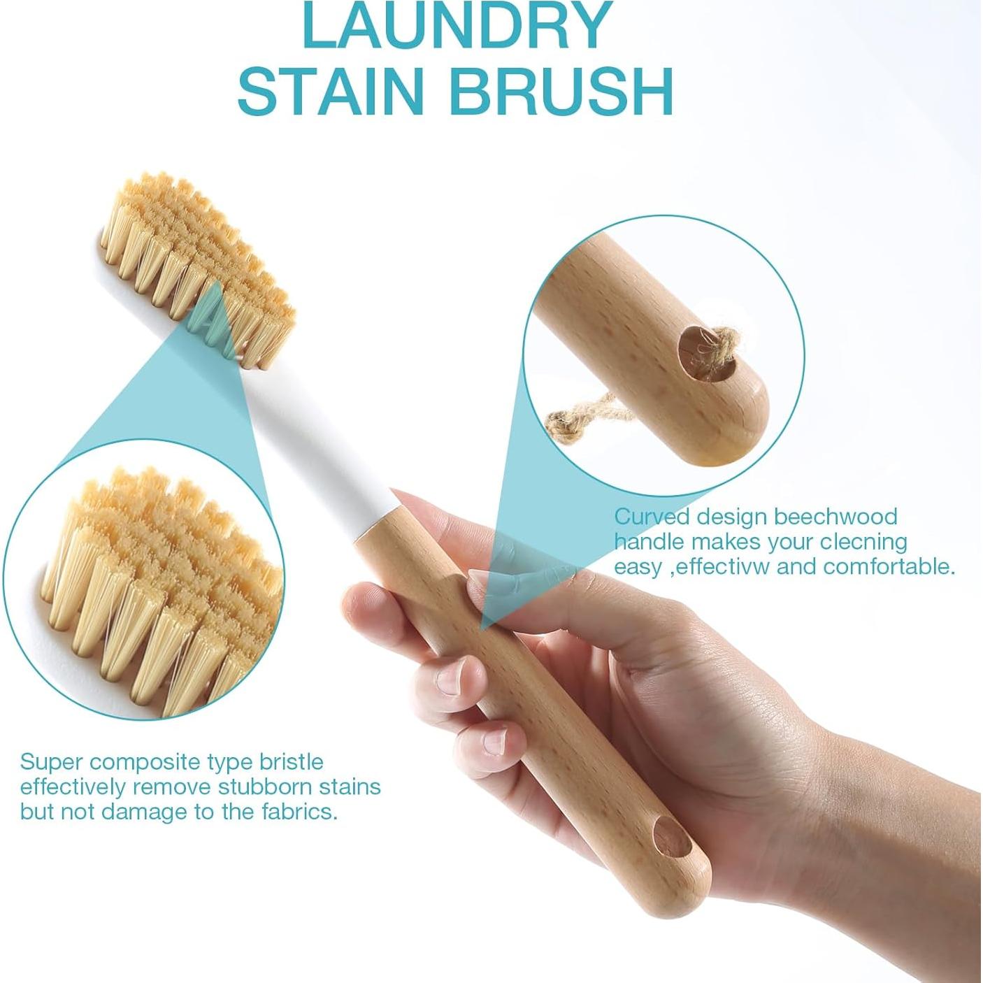 Cepillo de lavandería OSCIOSS con mango largo y cerdas suaves