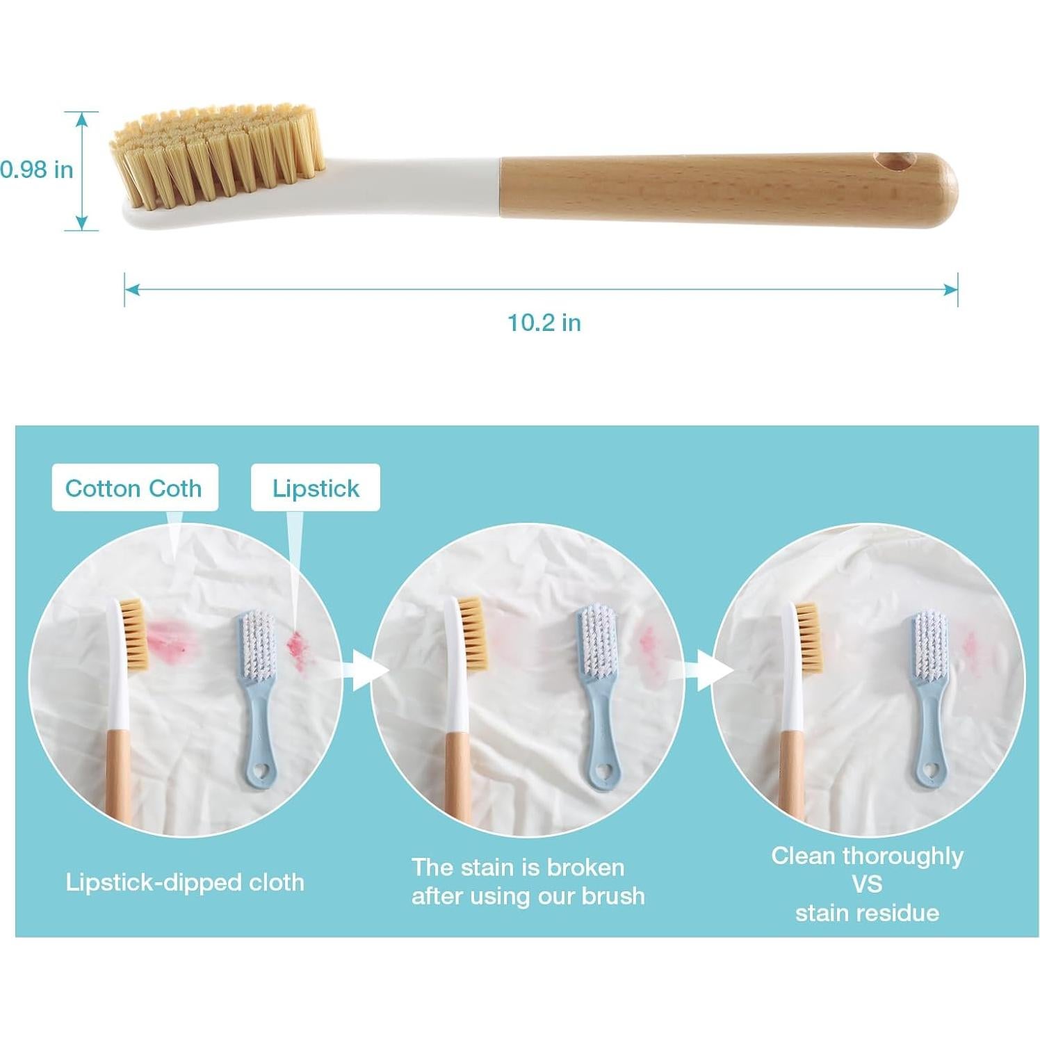 Cepillo de lavandería OSCIOSS con mango largo y cerdas suaves