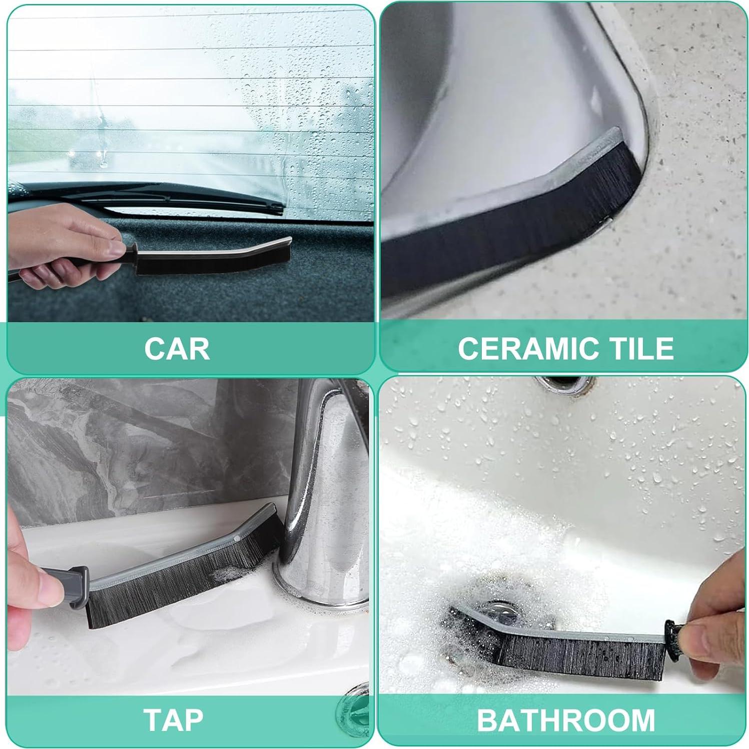 Cepillo de limpieza de ranuras OKOMER acero inoxidable 4 piezas