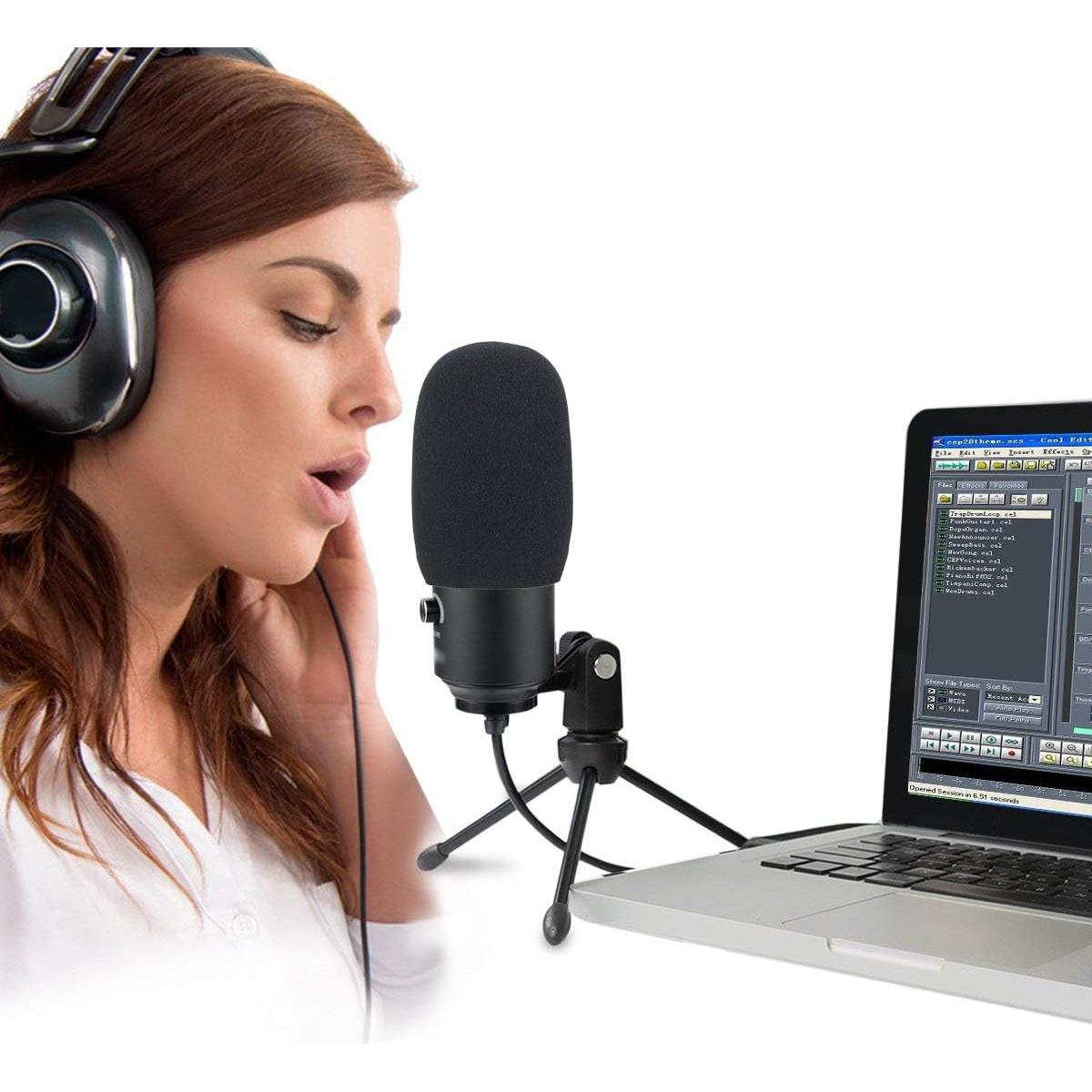 Filtro Pop YOUSHARES K669B para Micrófono USB Fifine - Espuma