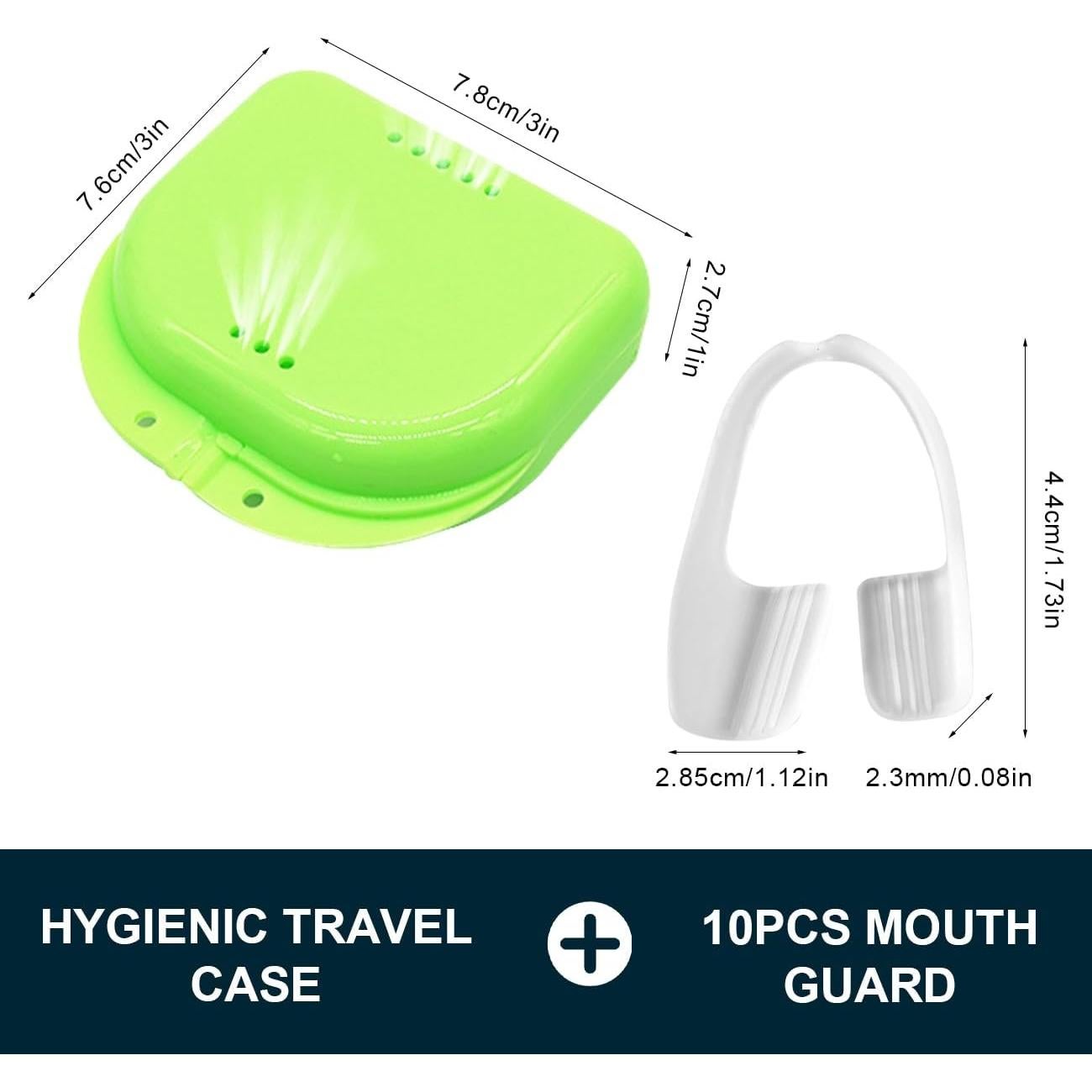 Protector Bucal Antirrechinado Wokyo - Paquete de 10 Unidades