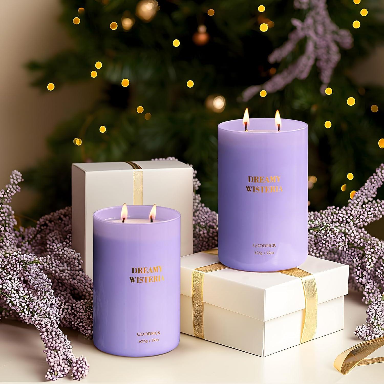 Vela Aromática de Soja Goodpick Glicinia 622g - Larga Duración