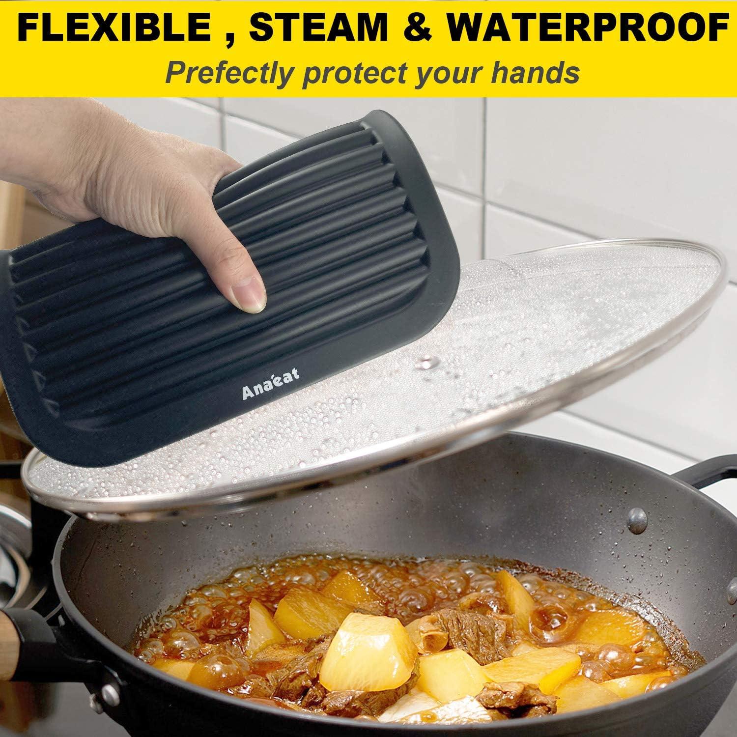 Trivetes de Silicona Anaeat 2 Pack Negro 30.48x22.86cm