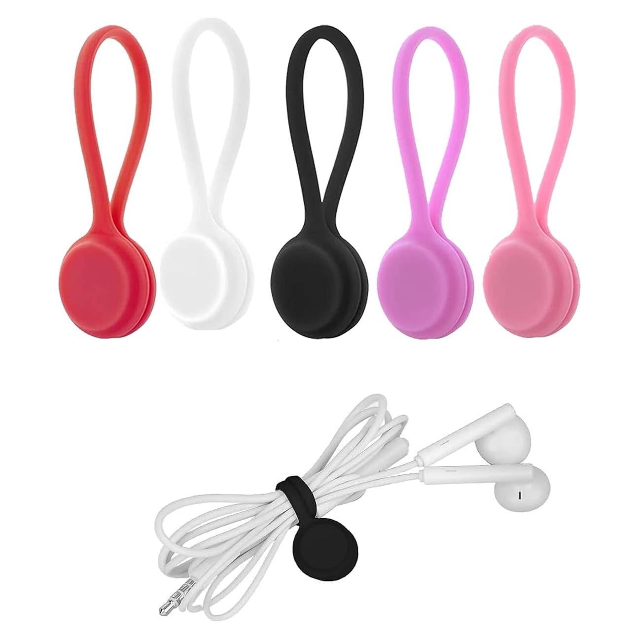 Correas Magnéticas Reutilizables WIQUE 5 Pcs Silicona