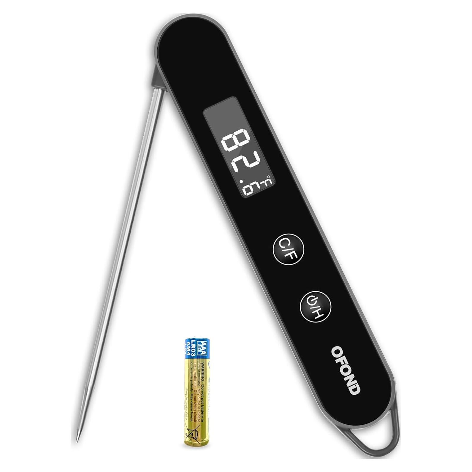 Termómetro Digital de Carne OFOND YC201 con Sonda Plegable