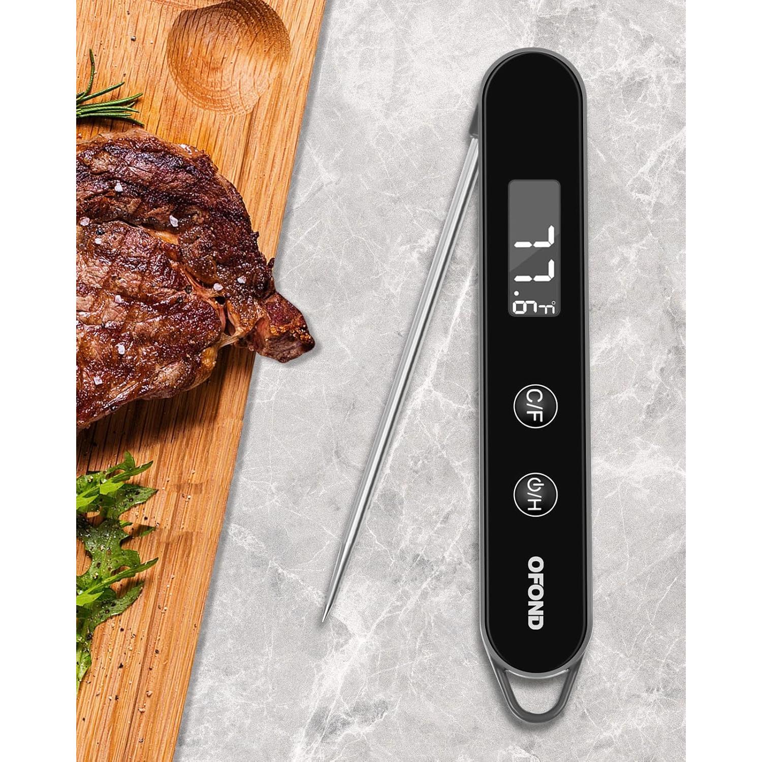 Termómetro Digital de Carne OFOND YC201 con Sonda Plegable