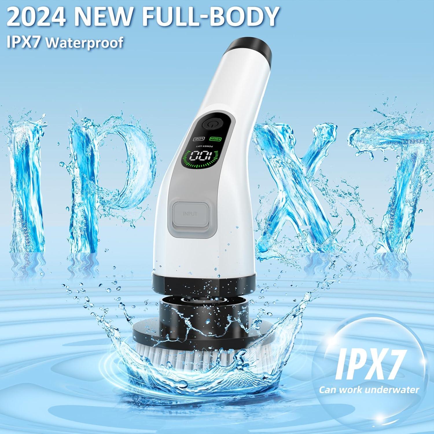 Limpiador Eléctrico Giratorio Yesayce A11 con 7 Cabezas