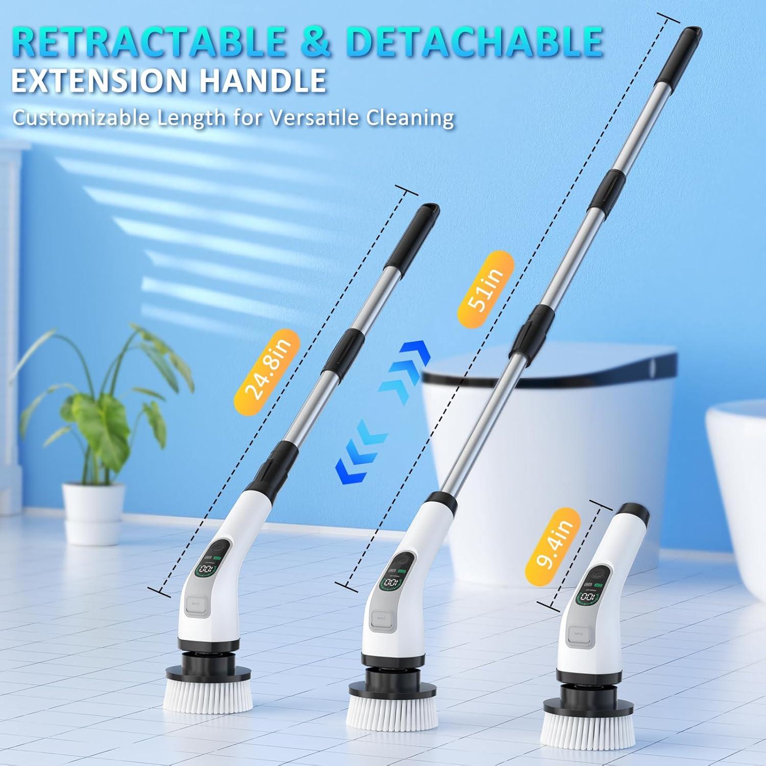 Limpiador Eléctrico Giratorio Yesayce A11 con 7 Cabezas