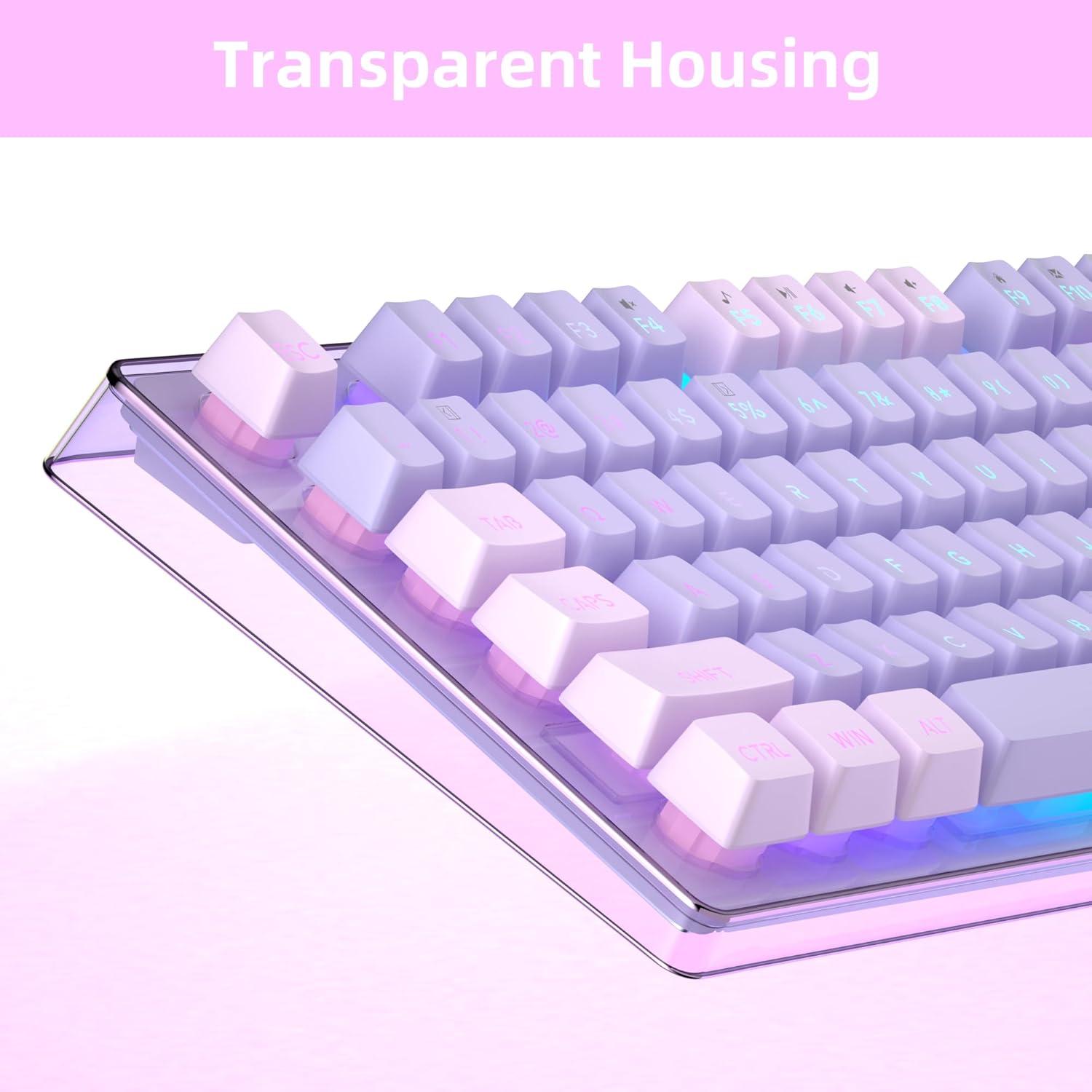 Combo Teclado y Ratón Inalámbricos MageGee V550 RGB 104 Teclas