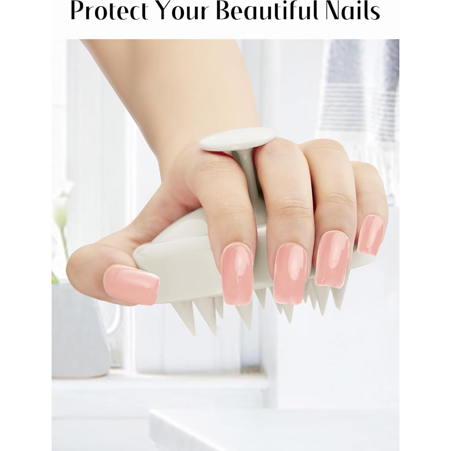 Masajeador de Cuero Cabelludo HEETA Beige para Cabello