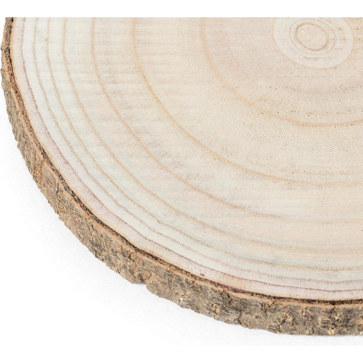 Conjunto de 5 Bandejas de Madera Natural Vintiquewise Rústicas