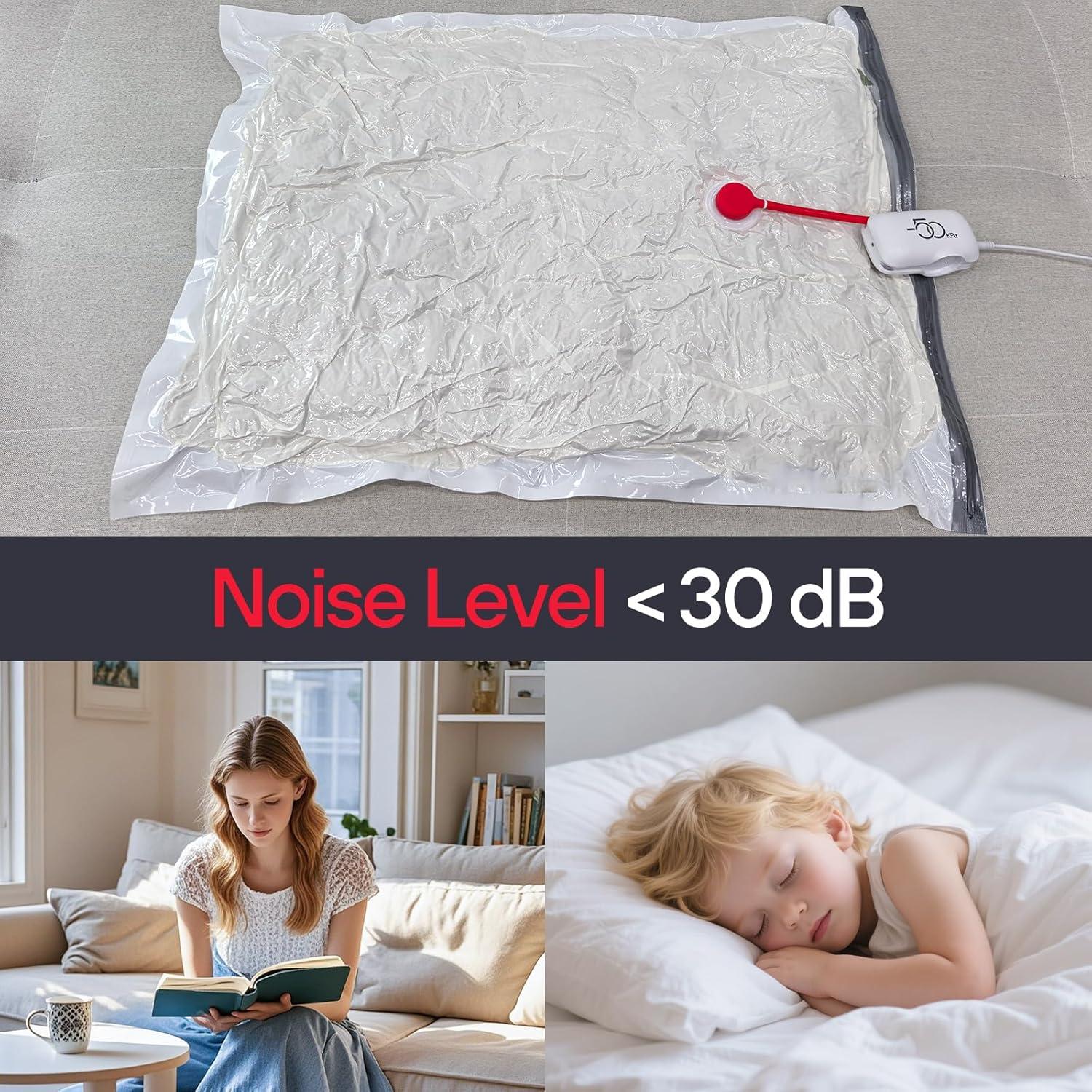 16 Bolsas de Almacenamiento al Vacío Vacbird + Bomba Eléctrica