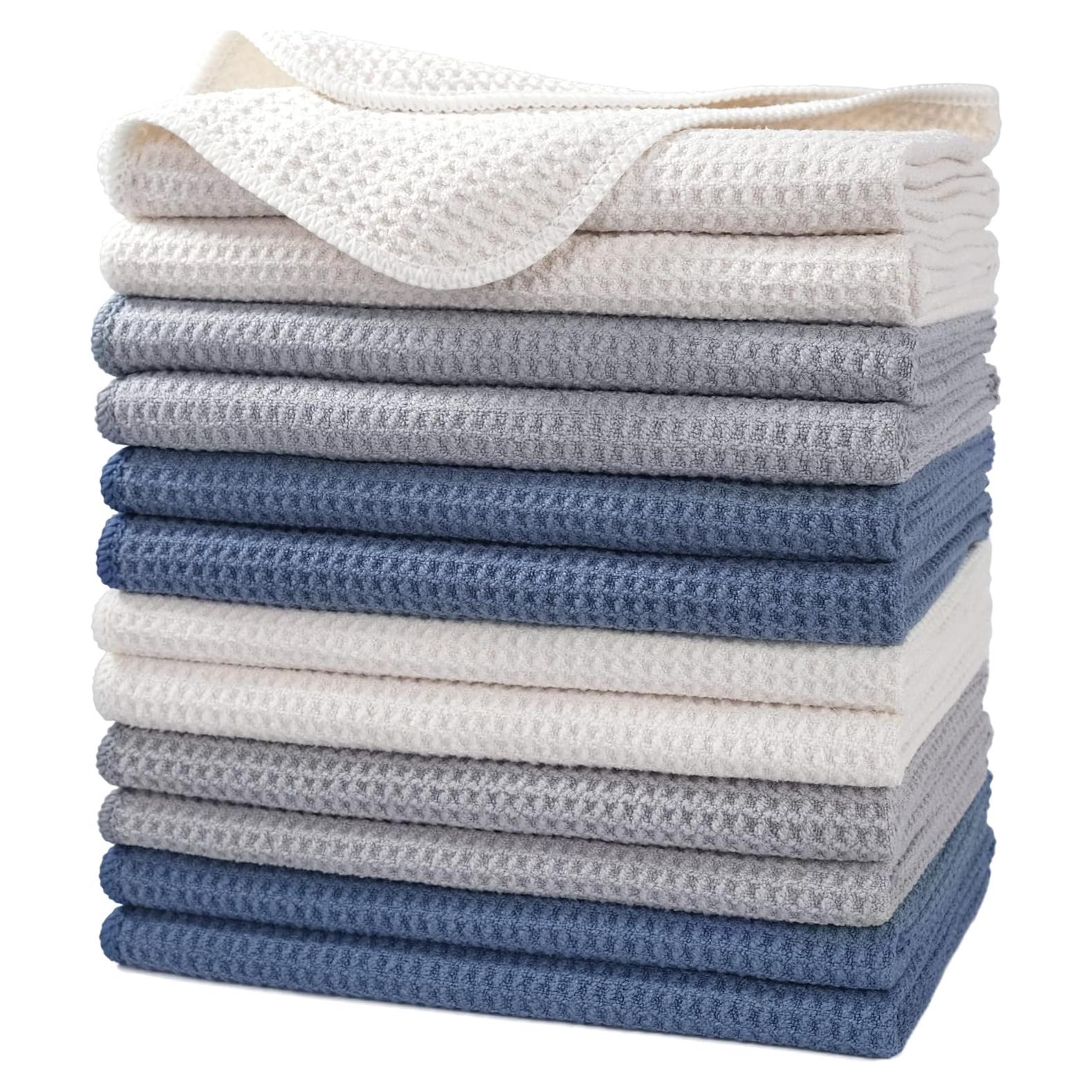 Toallas de Mano de Microfibra POLYTE Premium 12 Unidades 40.6x71.1 cm